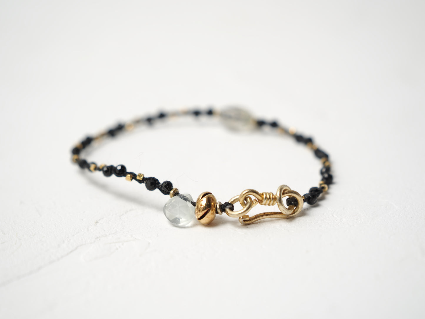 -Tourmaline quartz- 'spinel・gold' braid