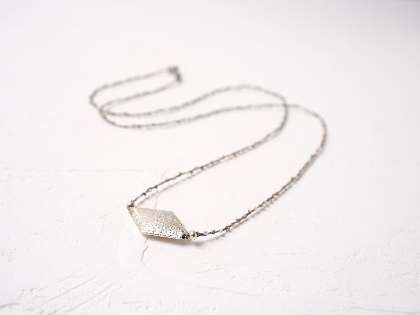 -Glitter silver- 'silver・pearl' braid