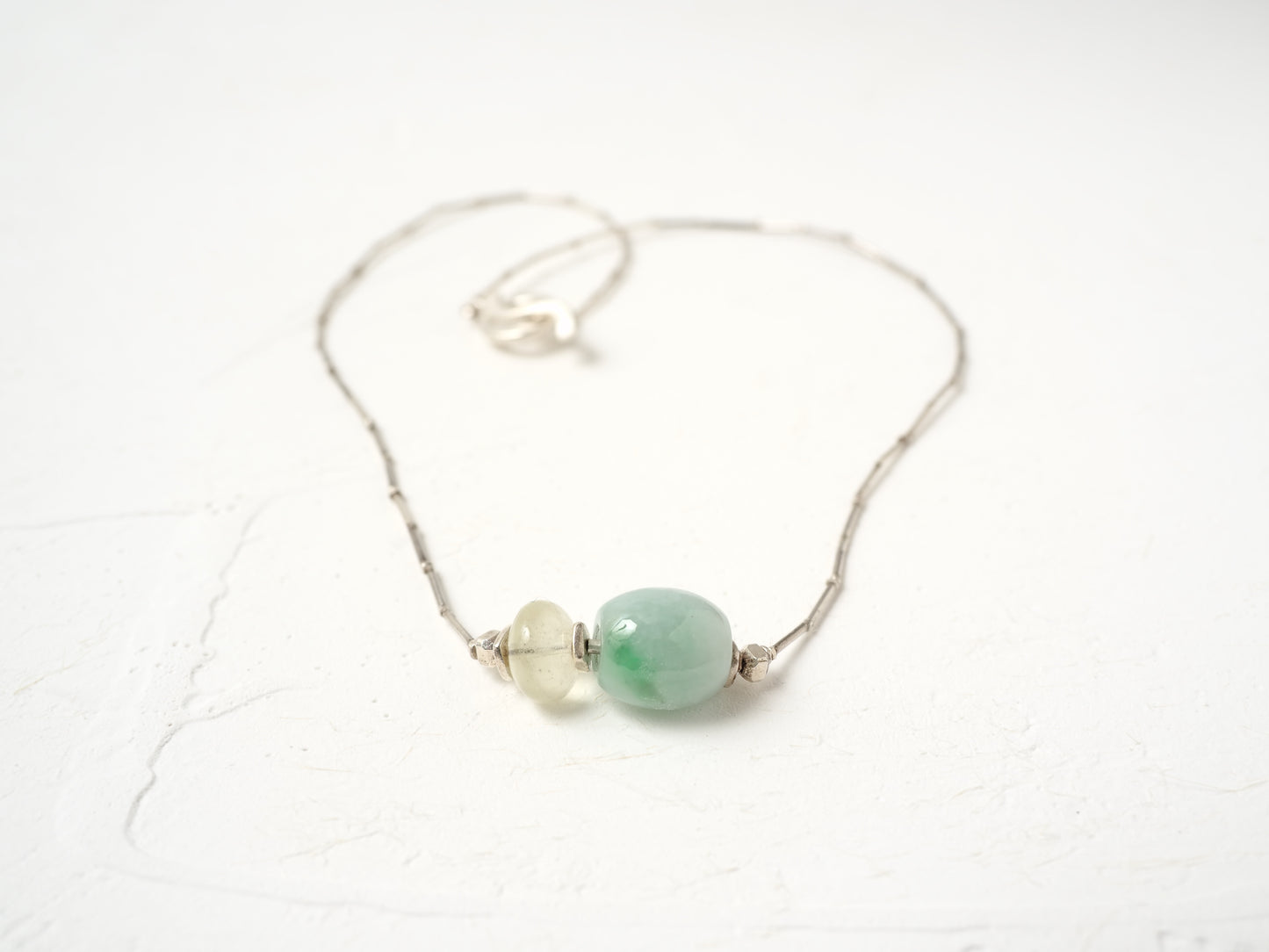 -Libyan glass・Jade- silver
