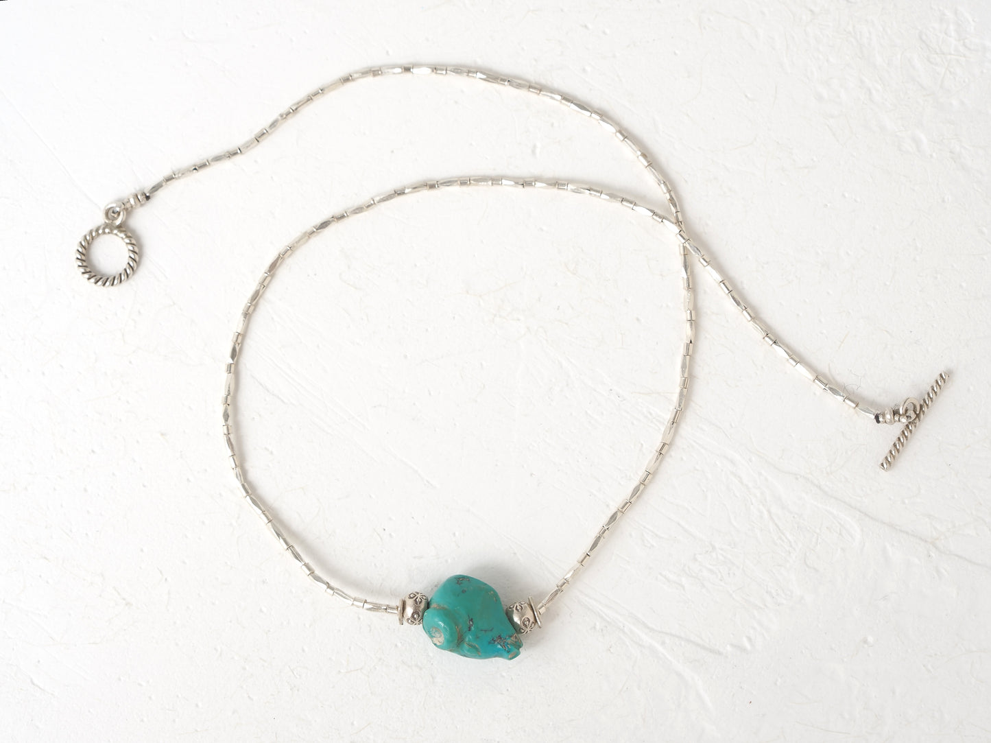 -'Goat' Turquoise- silver