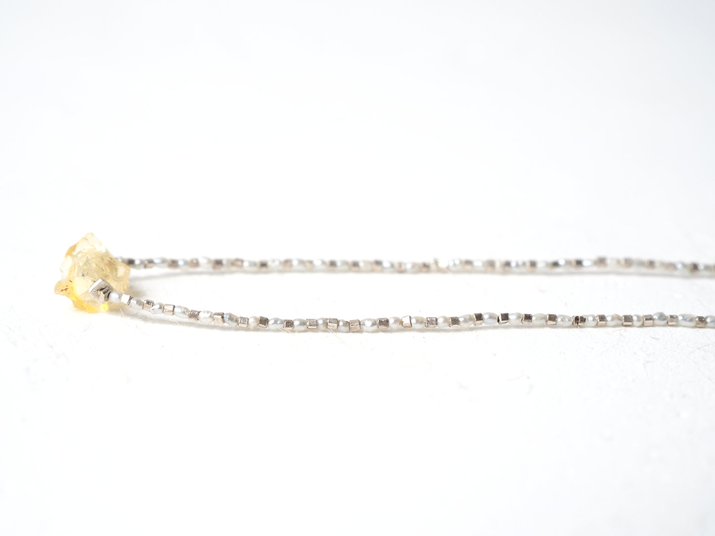 -rough Opal- pearl & silver