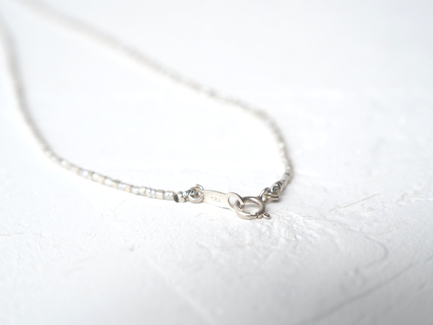 -rough Opal- pearl & silver