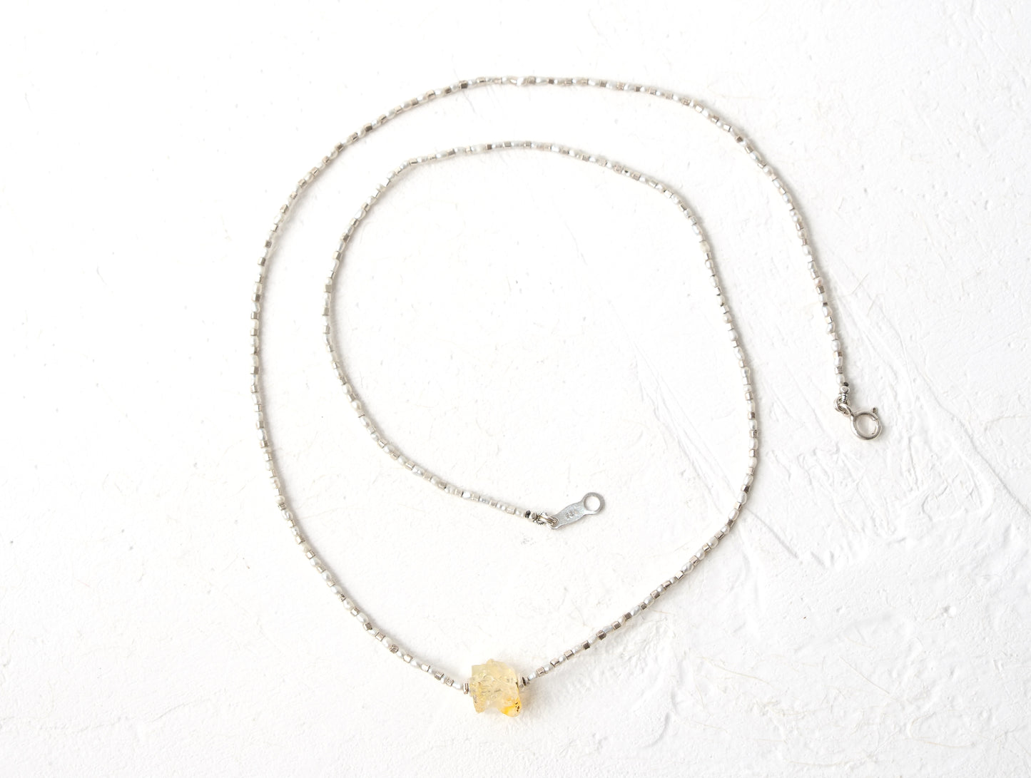 -rough Opal- pearl & silver