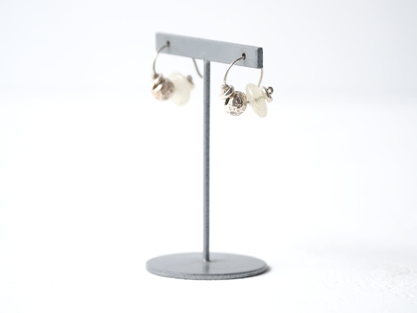 <MTO> -Libyan glass・Karensilver- hoops