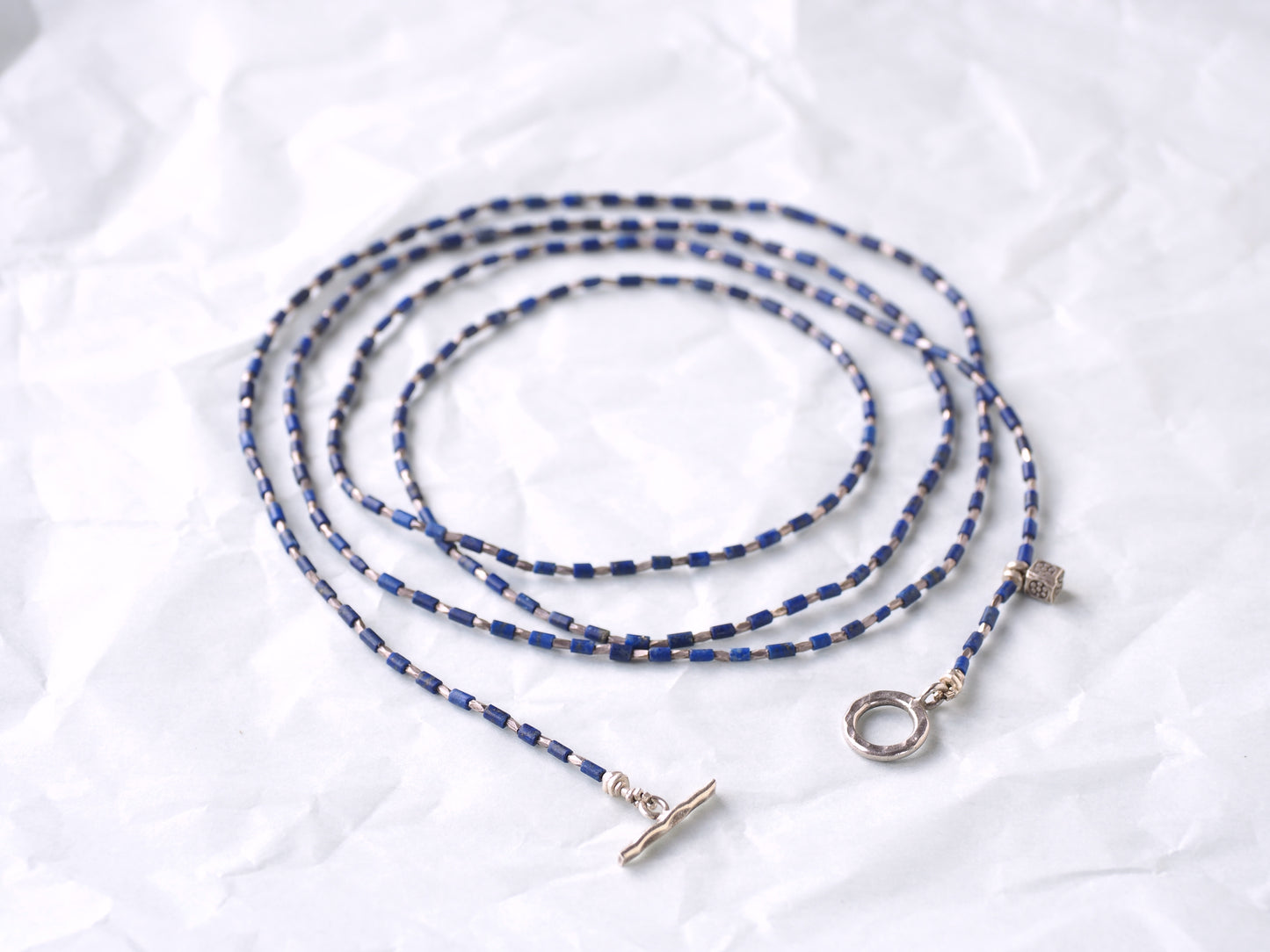 -lapis lazuli- rope_long necklace