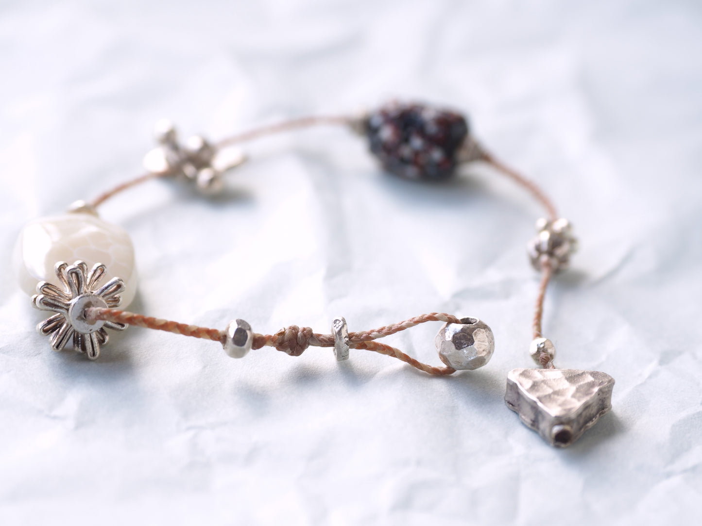 -Opal・Fancy beads- bracelet