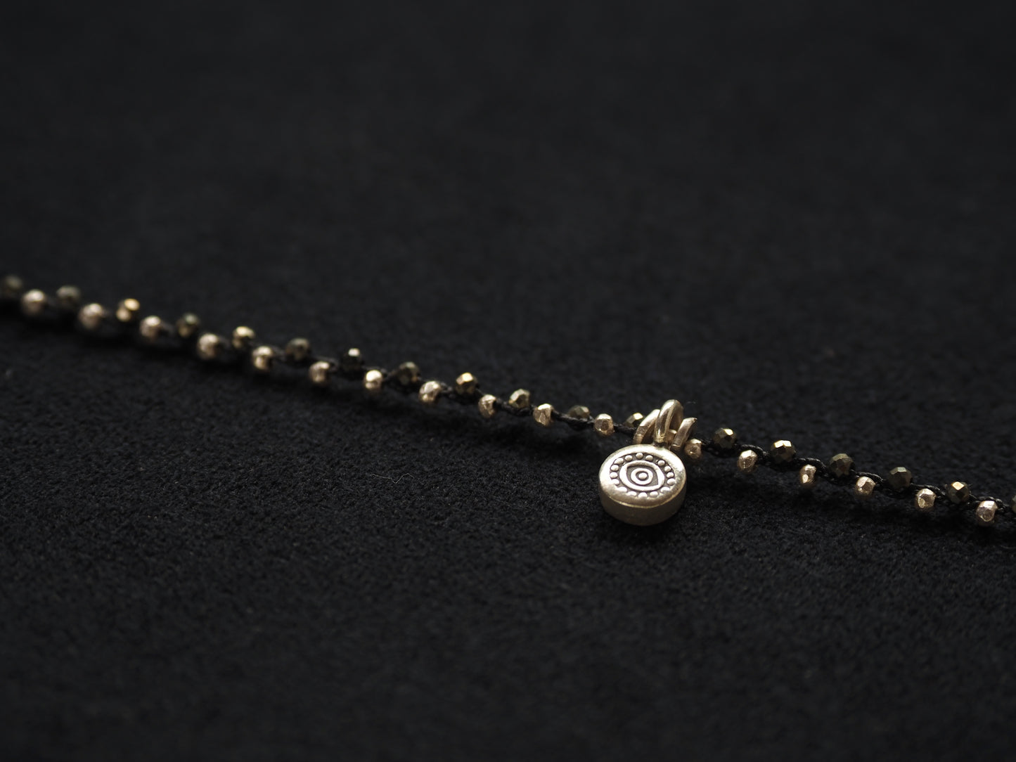 Braid bracelet -silver・pylite-
