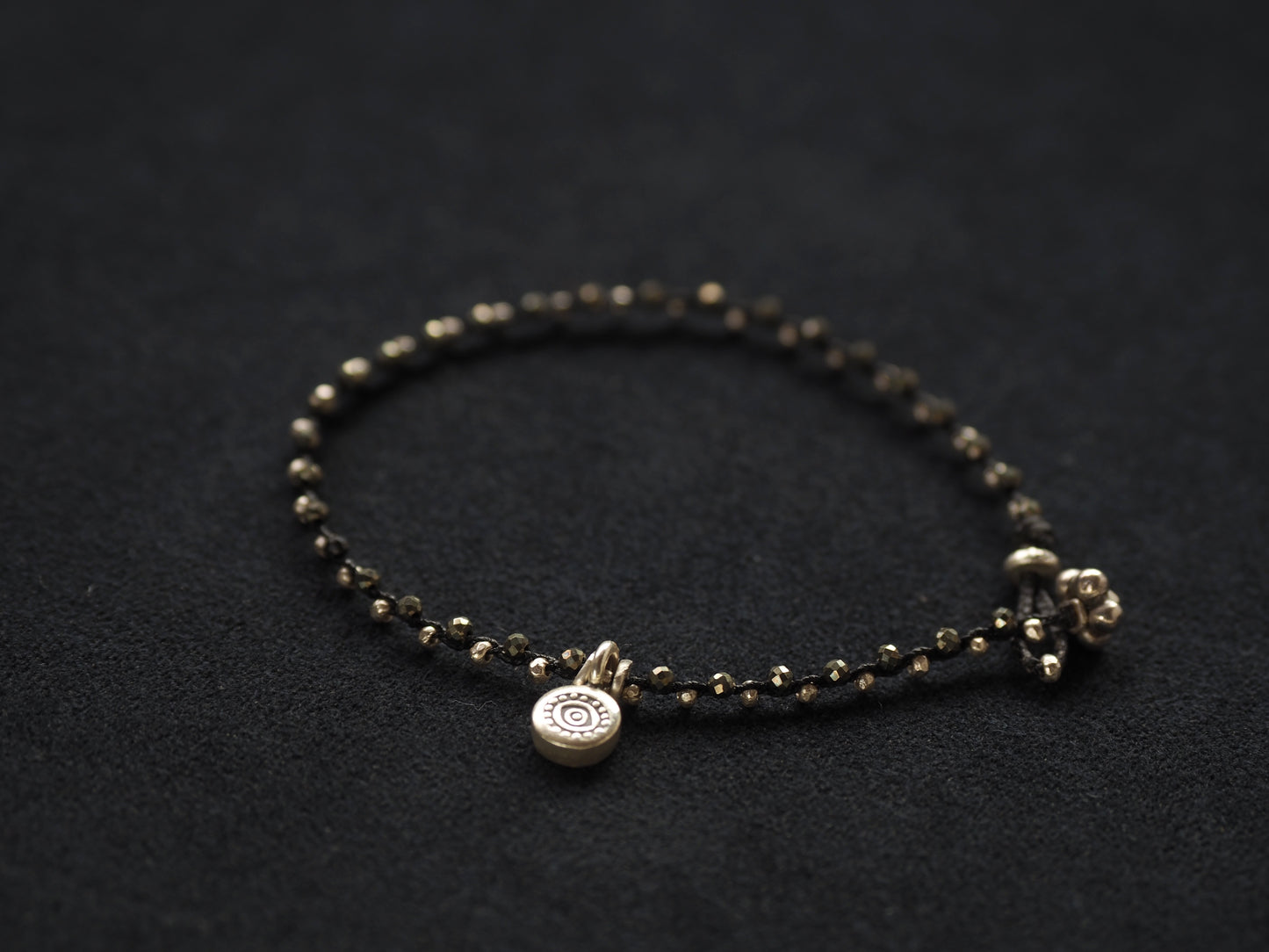 Braid bracelet -silver・pylite-