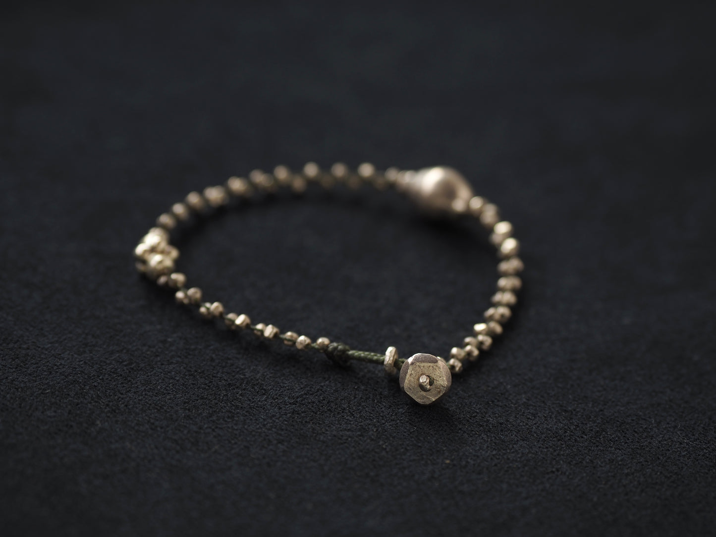 Braid bracelet -silver-