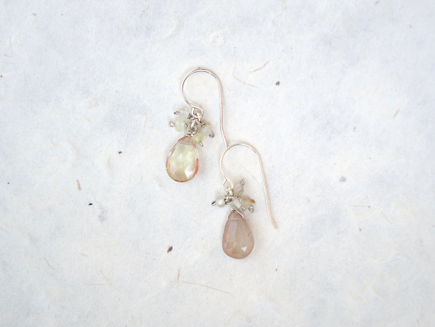 -Andesine・Rutilated quartz- pierce