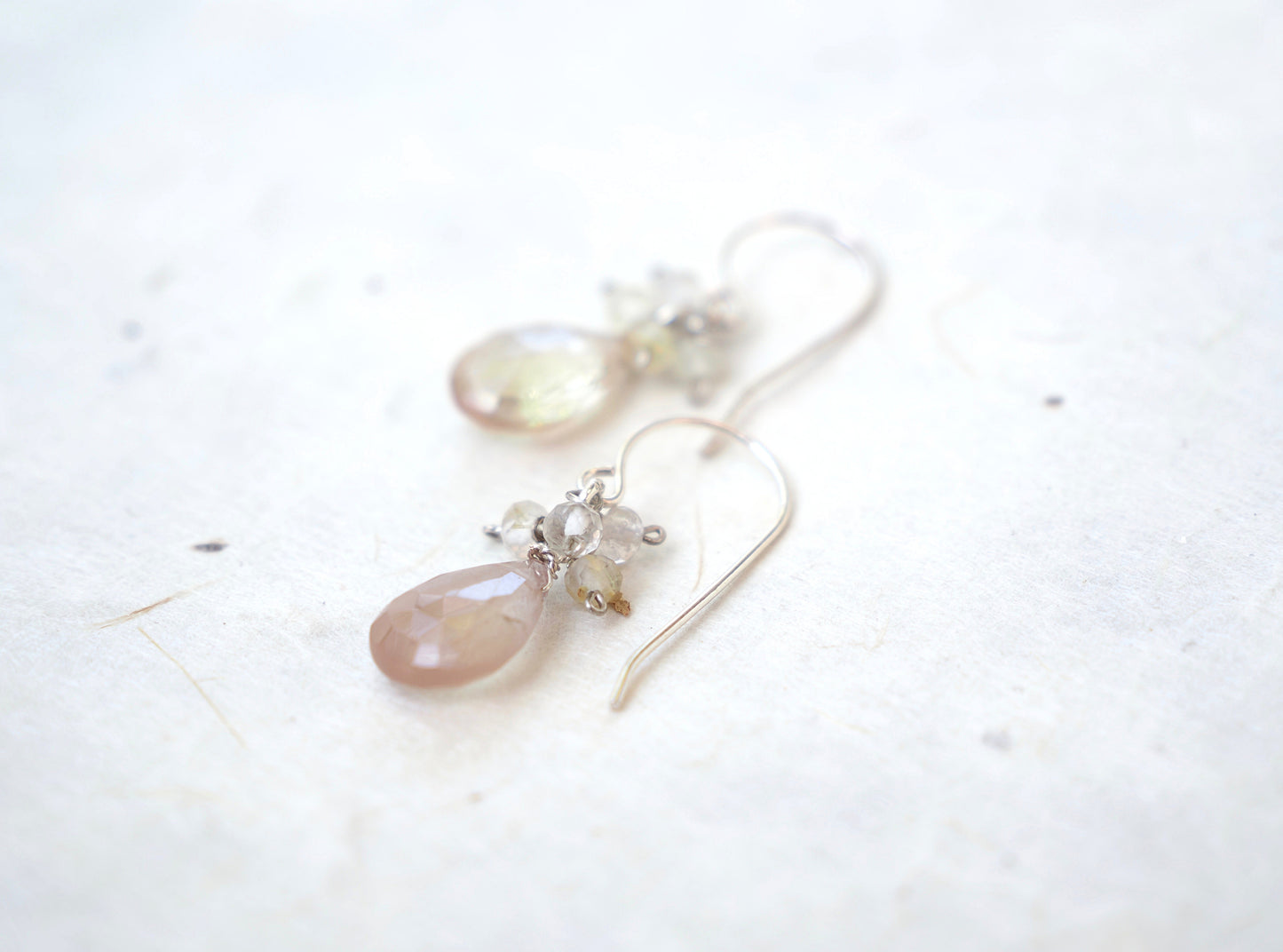 -Andesine・Rutilated quartz- pierce