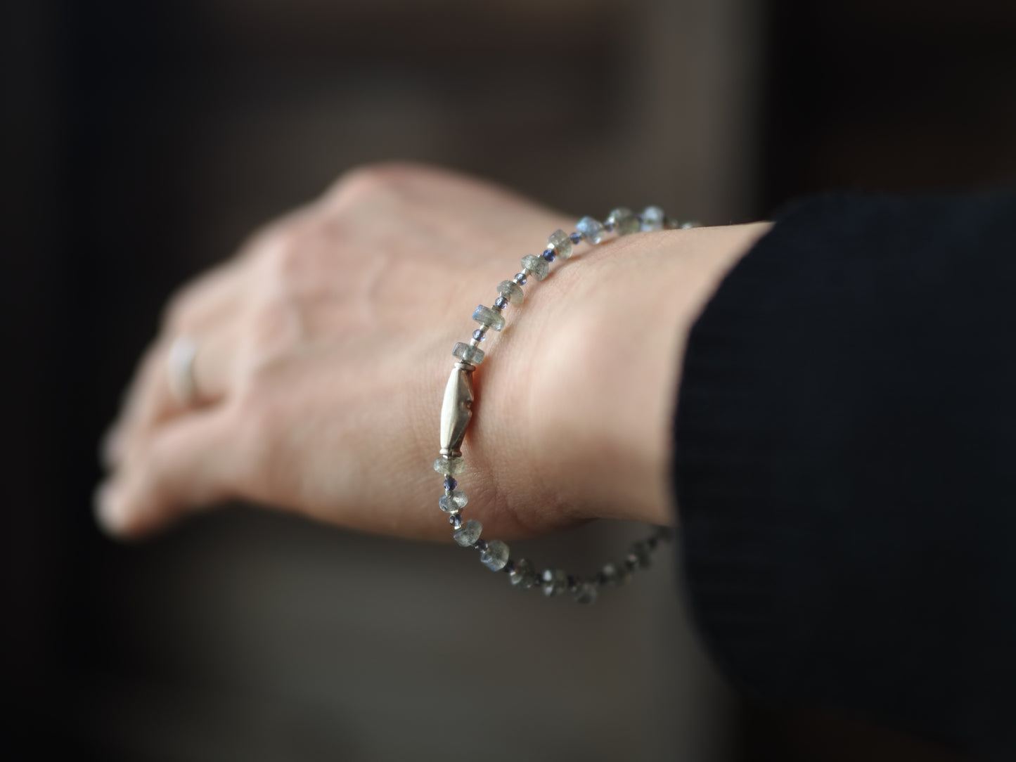 -India silver- "labradorite・iolite・silver"