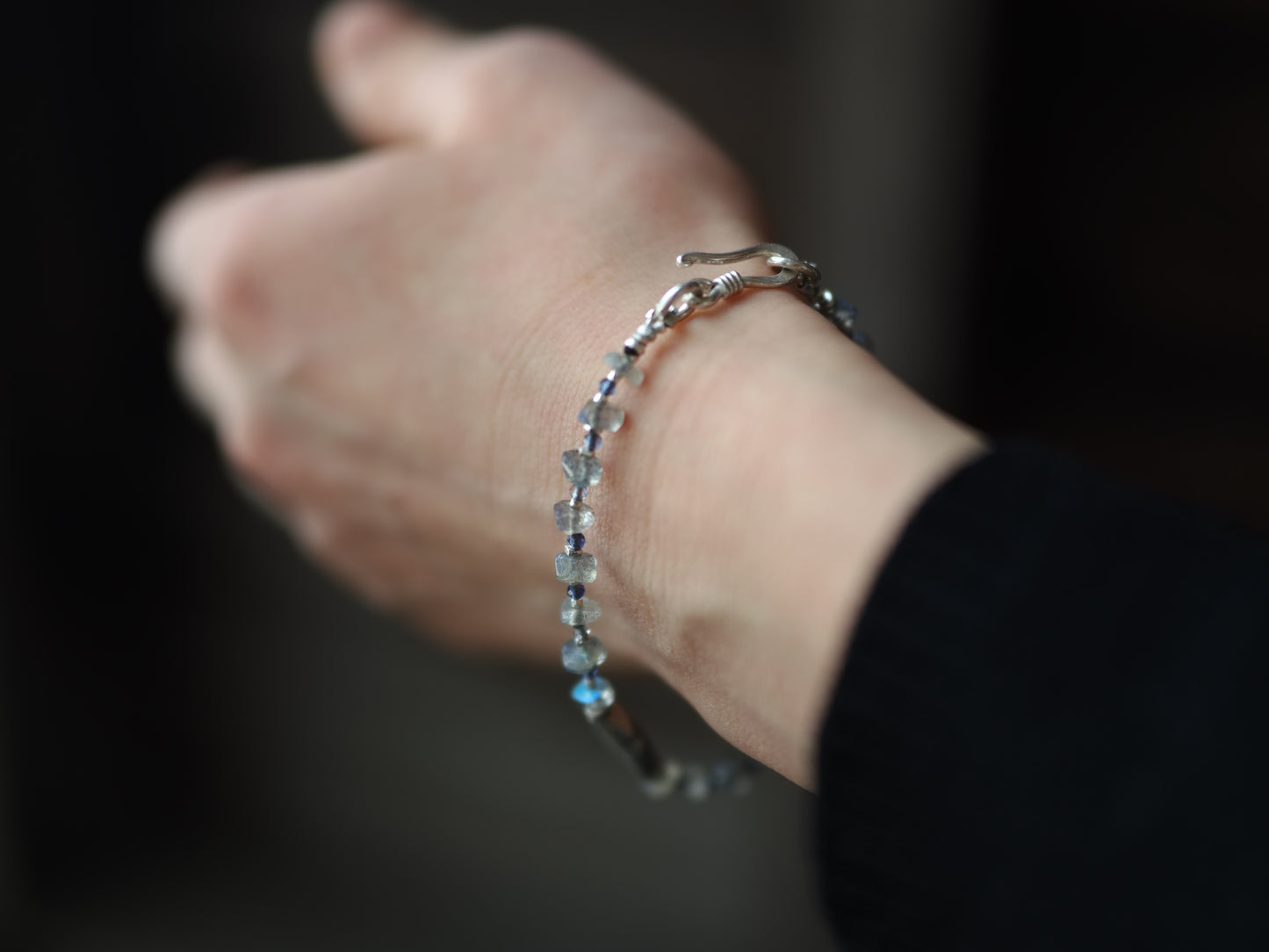 -India silver- "labradorite・iolite・silver"