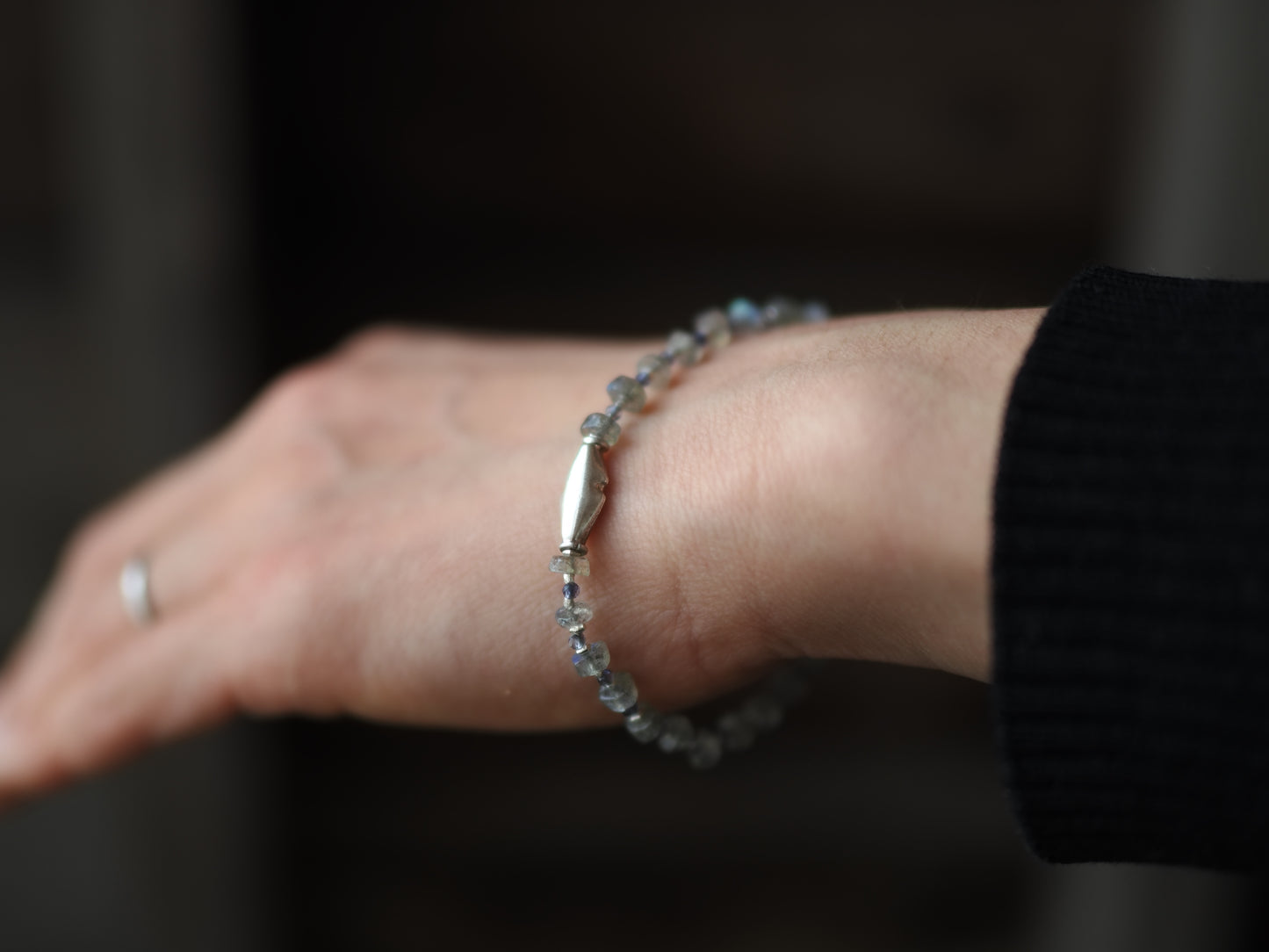 -India silver- "labradorite・iolite・silver"