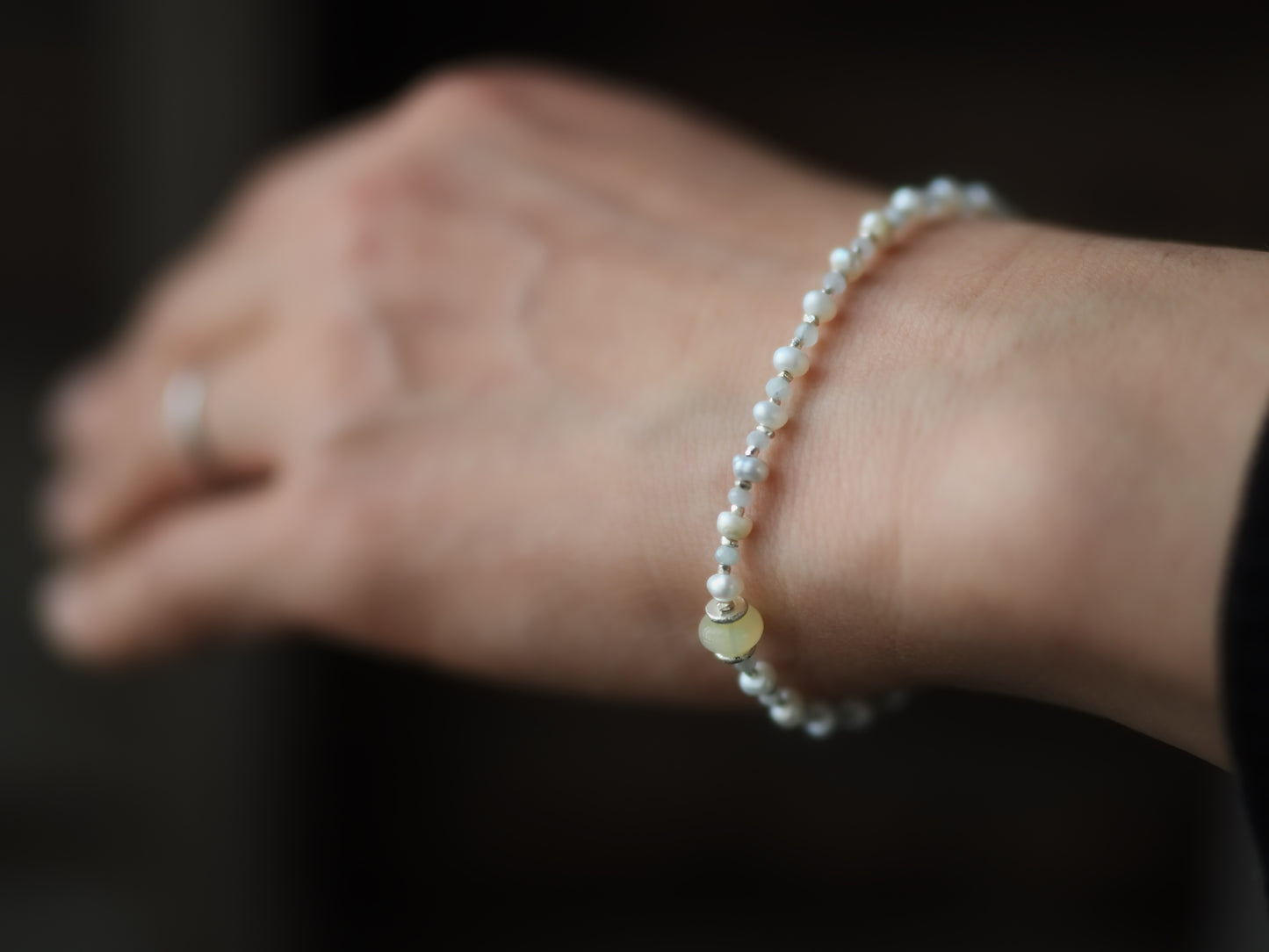 -Opal- 'pearl・Jade・silver'