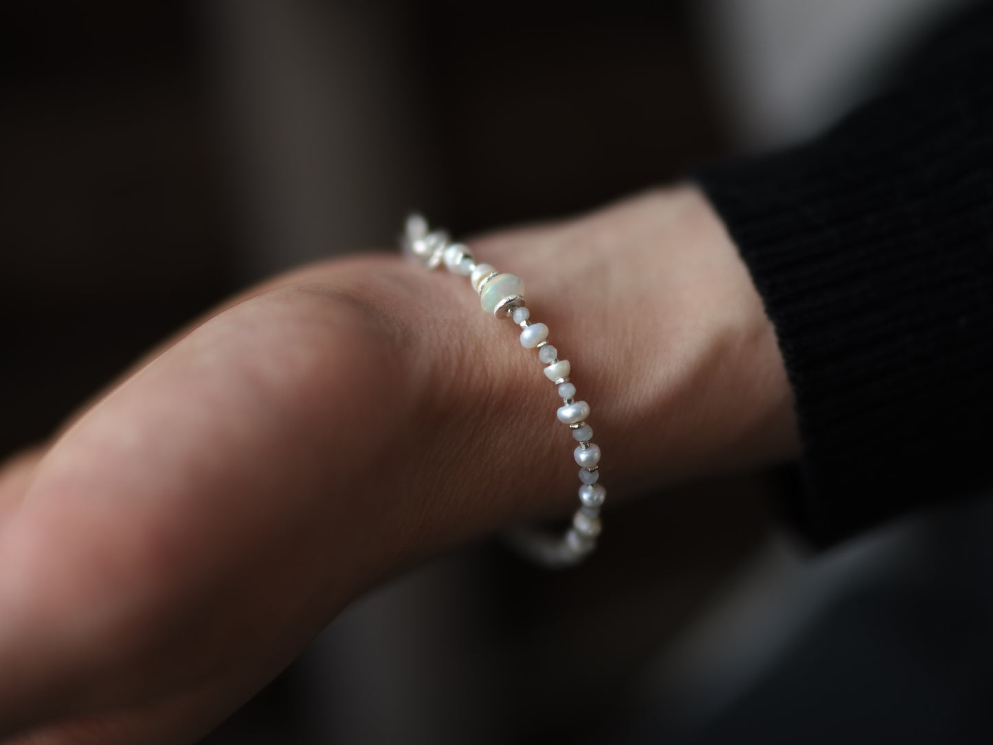 -Opal- 'pearl・Jade・silver'