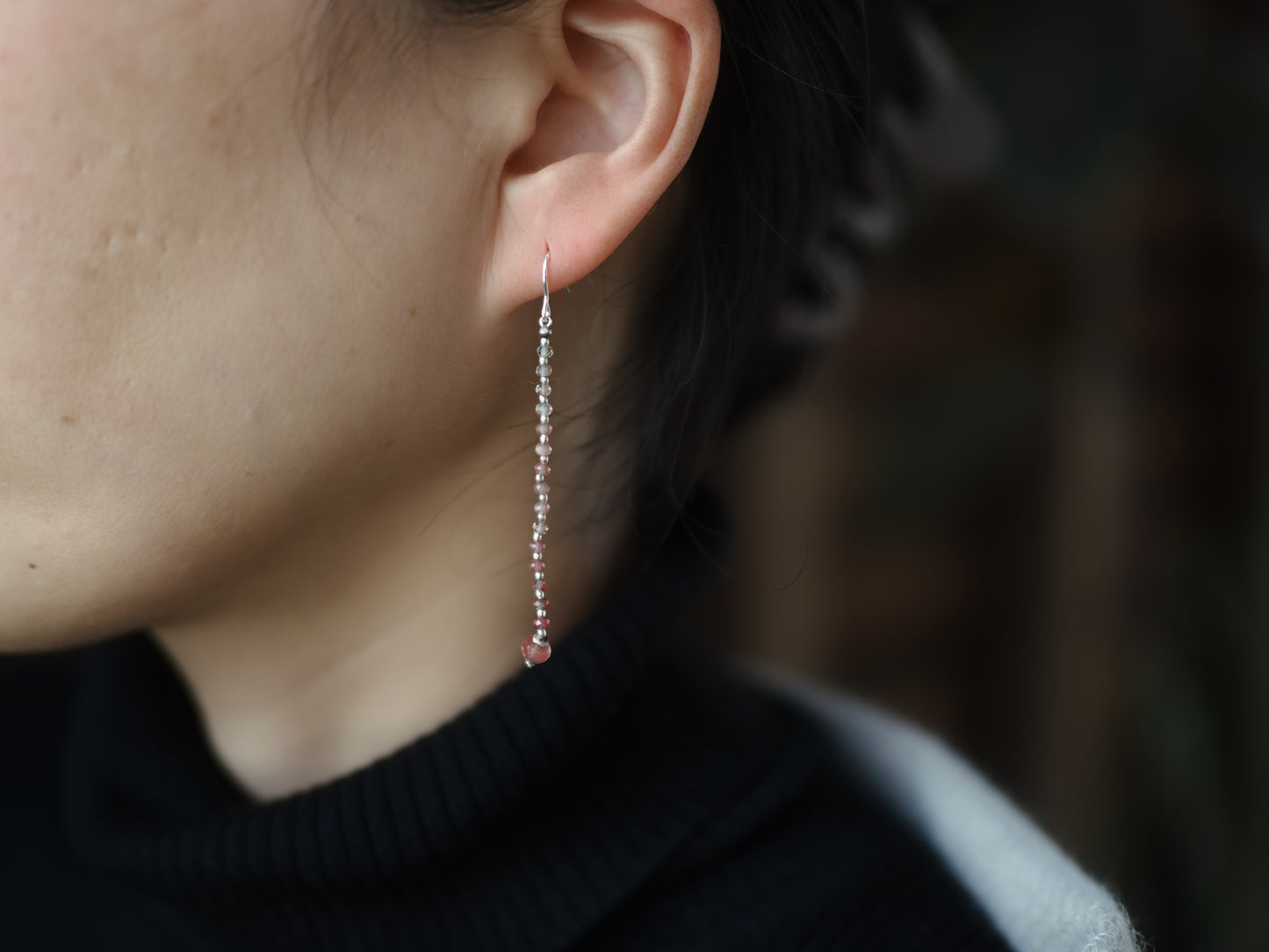 -Andesine & silver- hooks