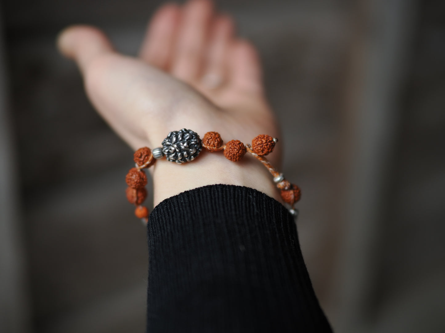 -Rudraksha・India silver- braid