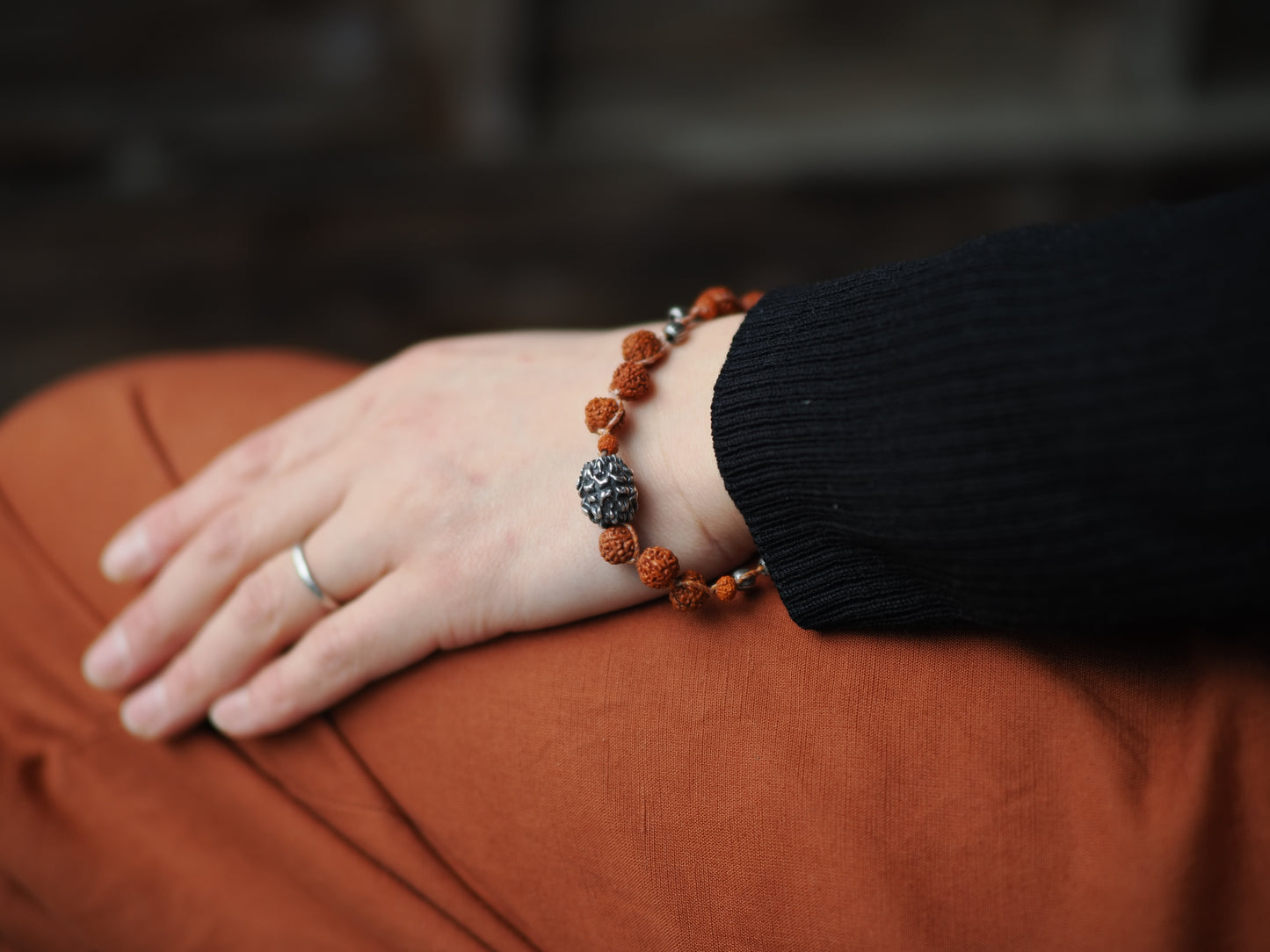 -Rudraksha・India silver- braid