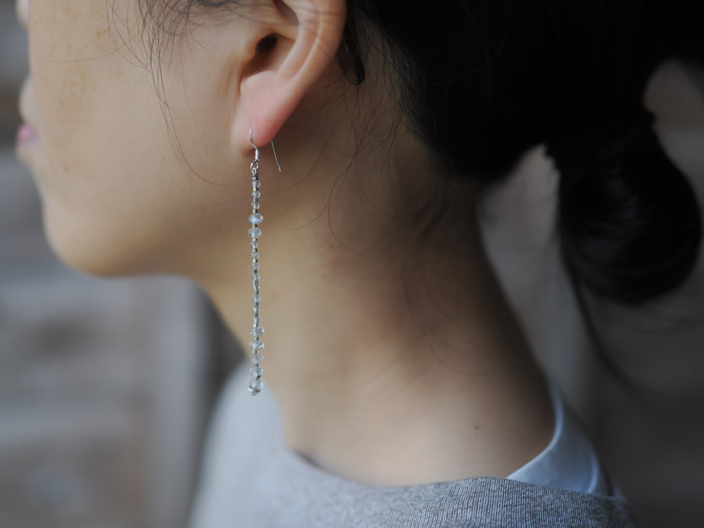 -Topaz・Silver- hooks