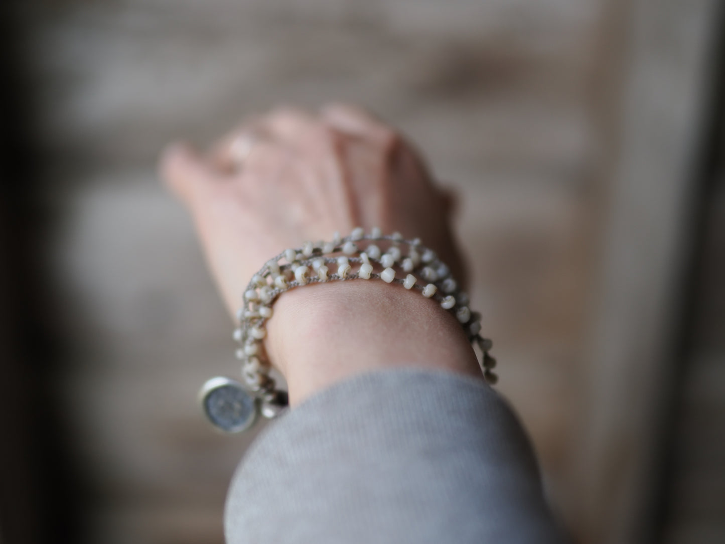 -Bonda beads- '4line' braid