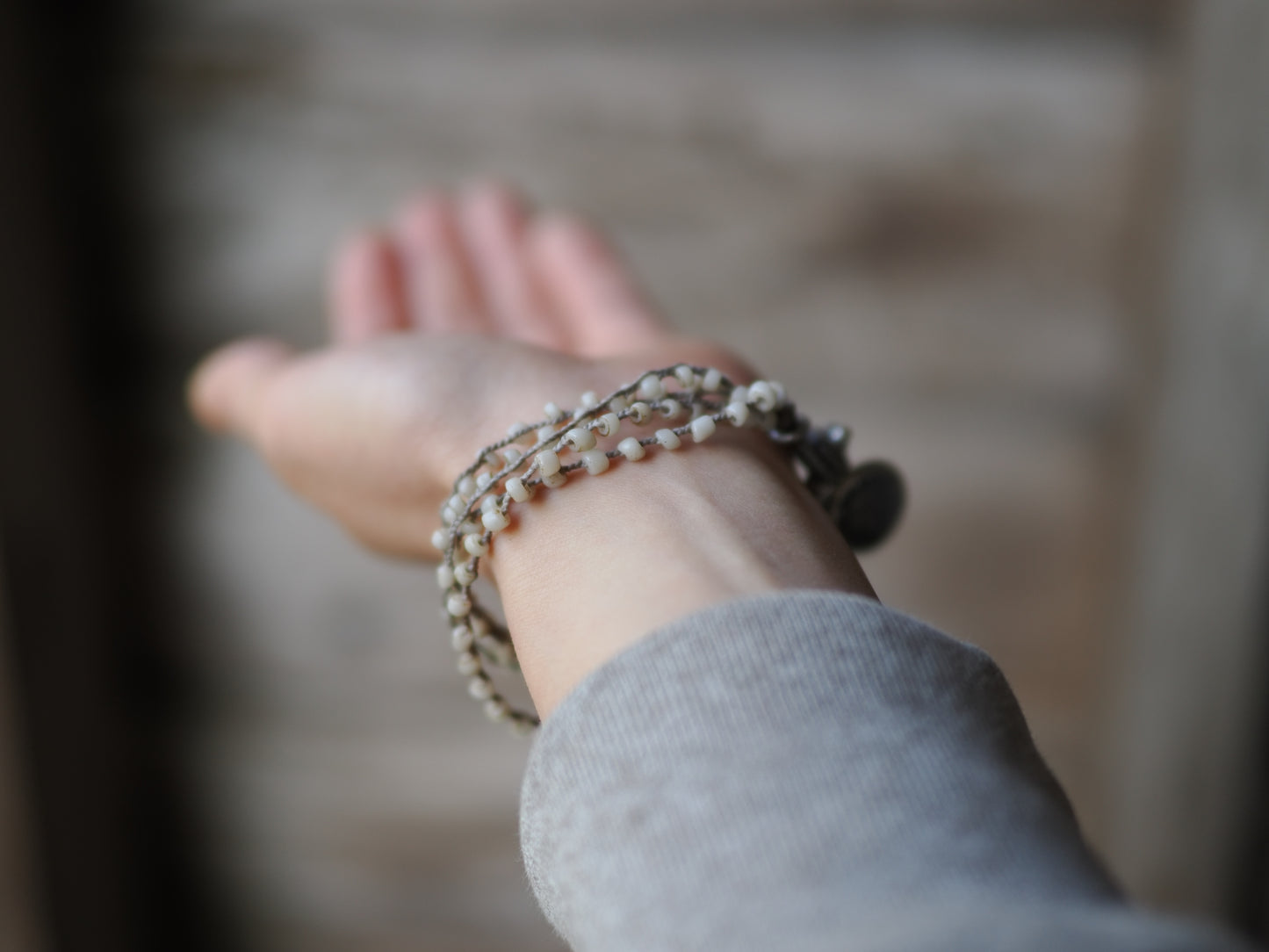 -Bonda beads- '4line' braid