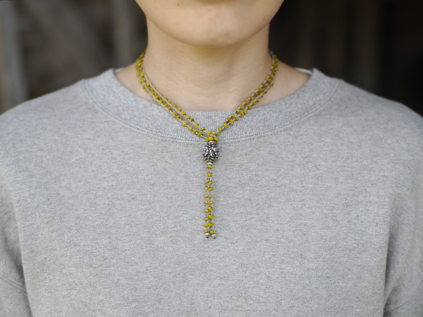 -Ganesha- 'Bonda beads' braid