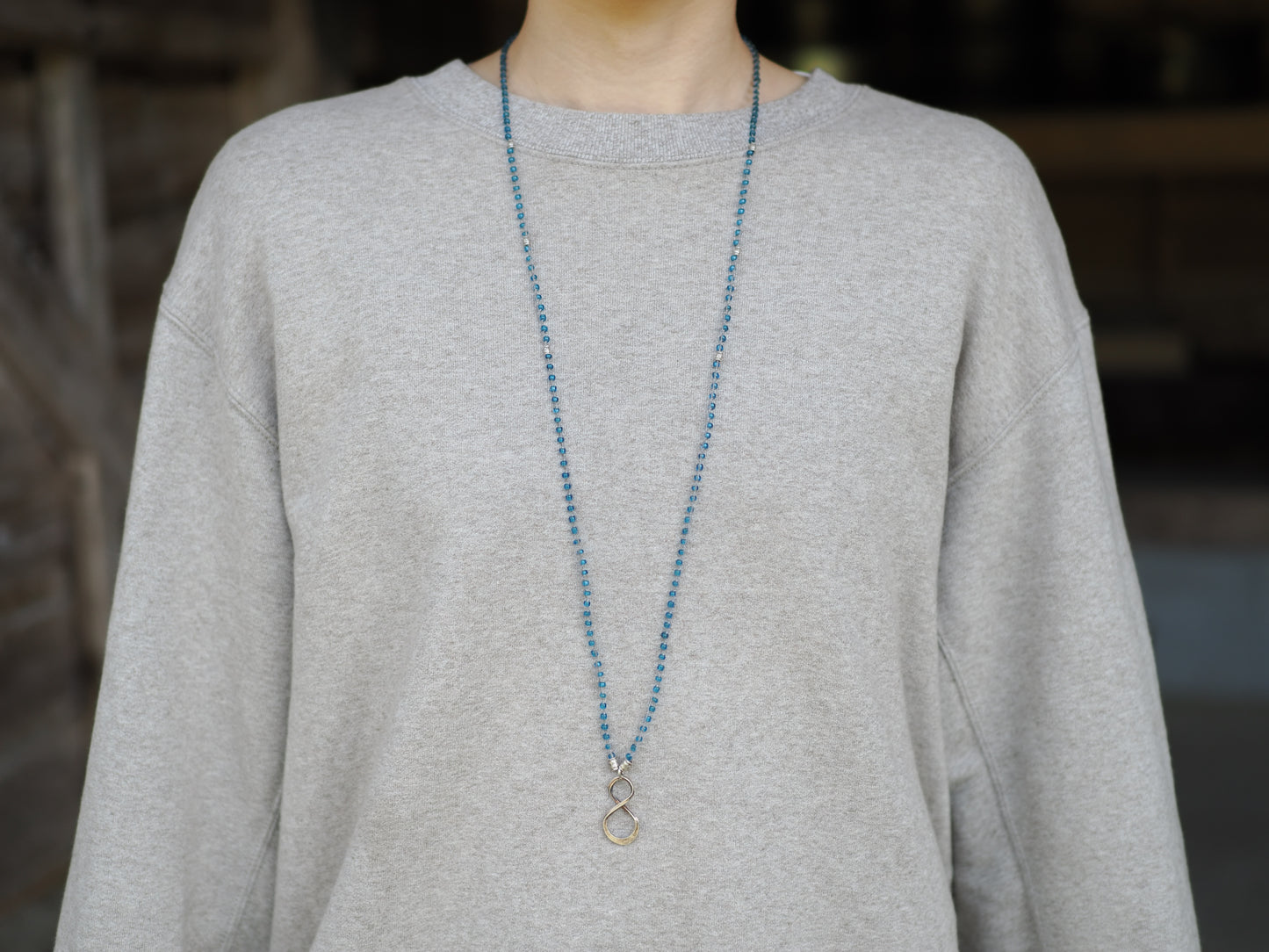 -Silver- 'Bonda beads' braid