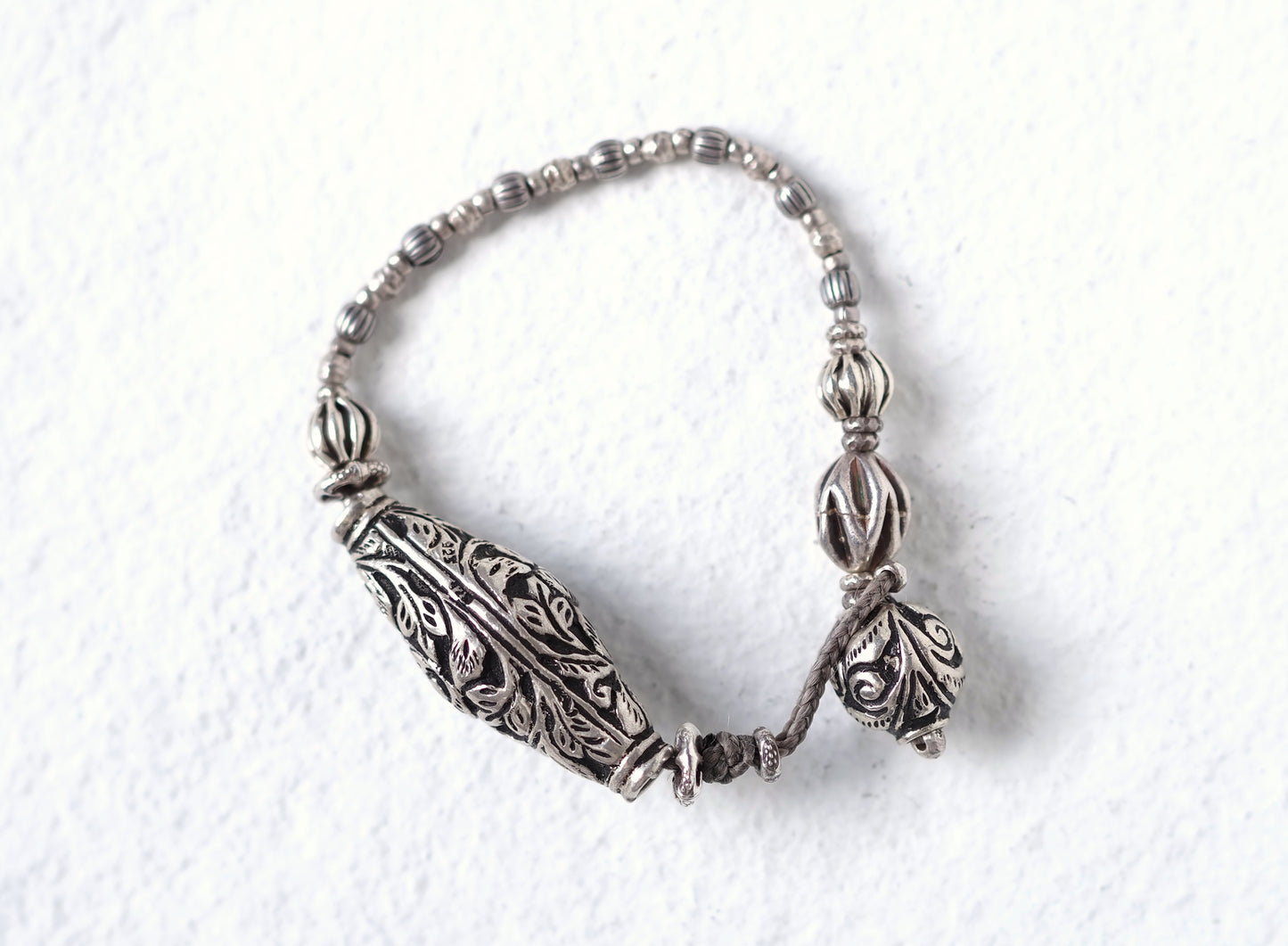 -India・Karen- silver bracelet