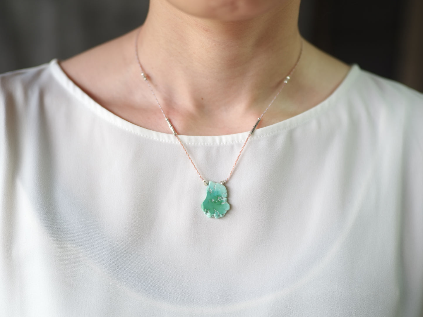 -Turquoise- code pendant