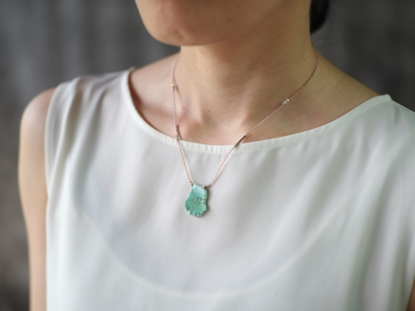 -Turquoise- code pendant