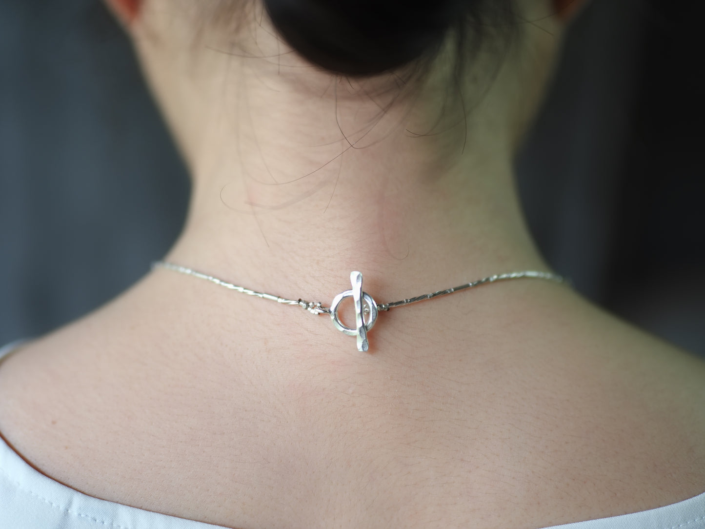 -Karensilver・Libyan grass- silver necklace