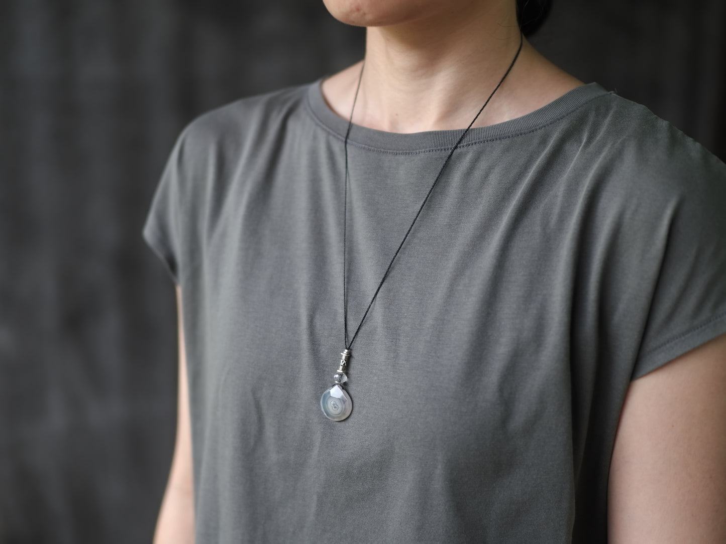 -Solar quartz- pendant