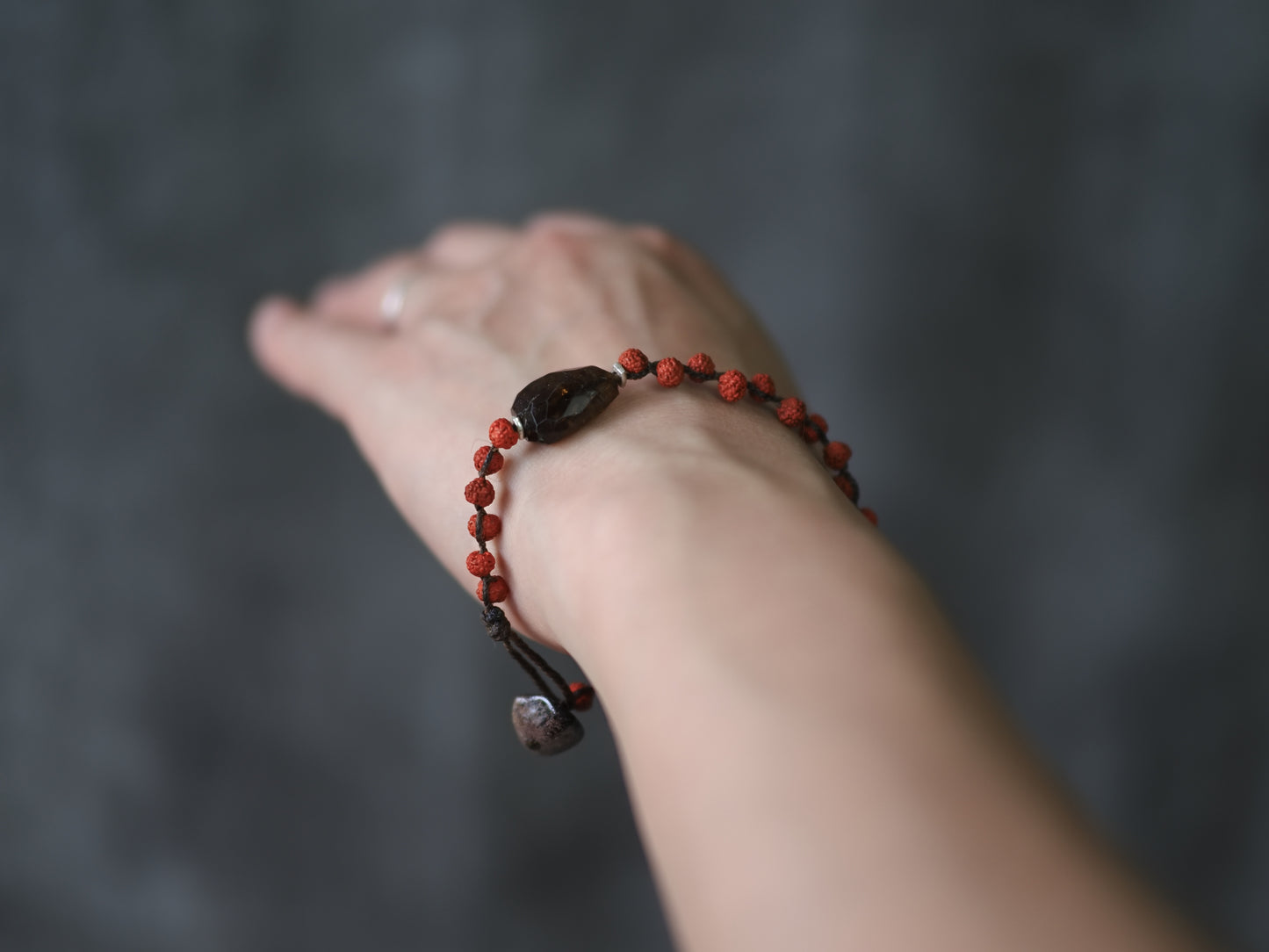 -Tourmaline・rudrakusha- braid
