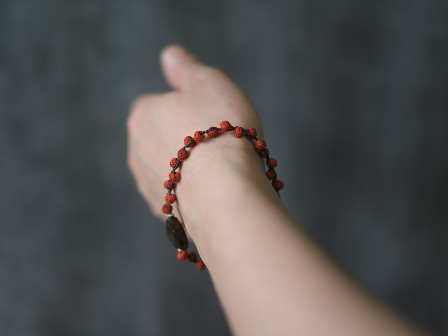 -Tourmaline・rudrakusha- braid