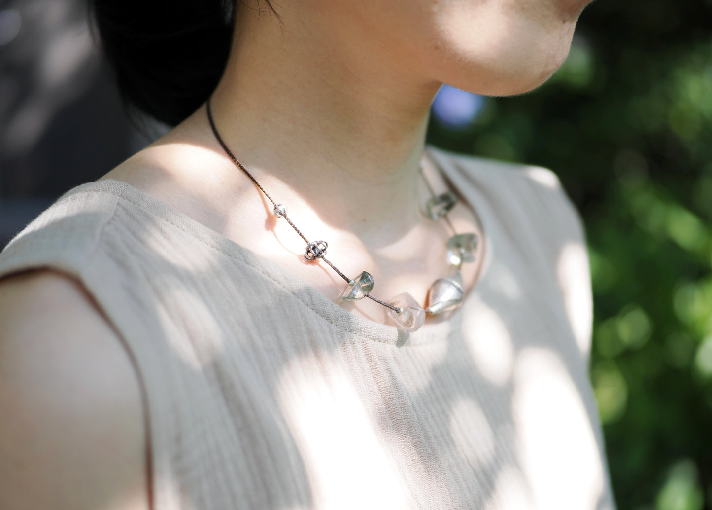 -Moss quartz・Karensilver- code