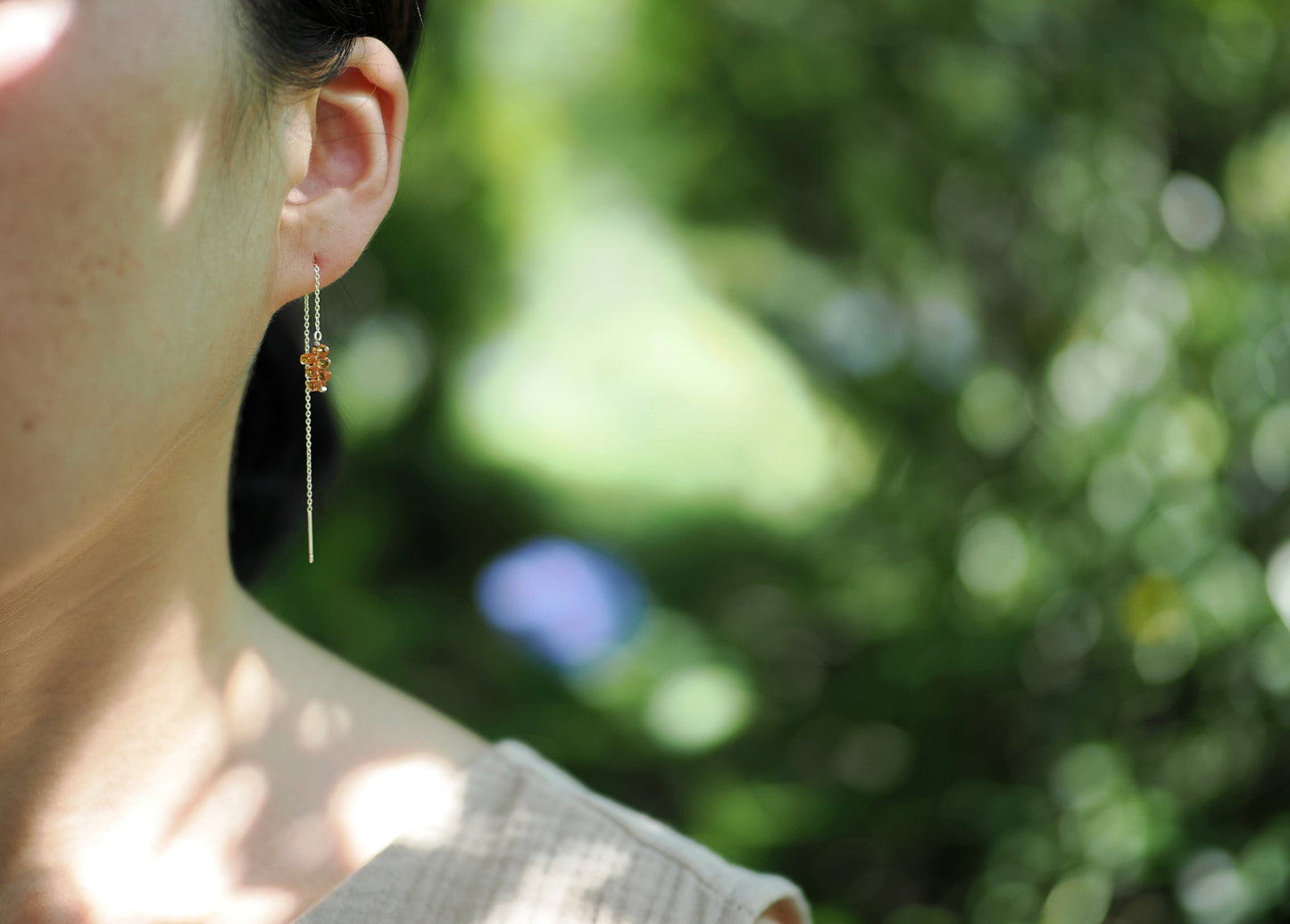 <MTO> -Orange sapphire- chains