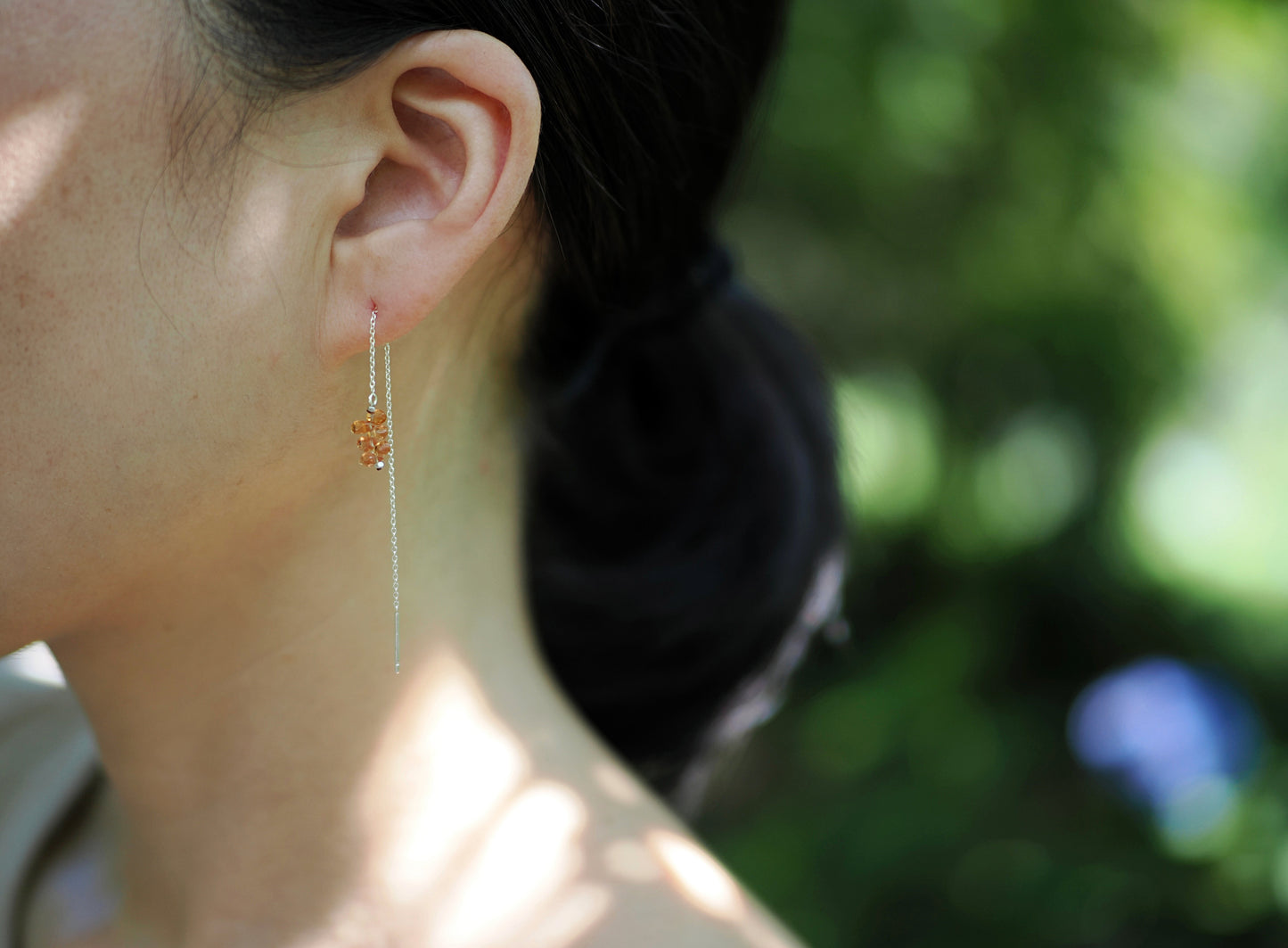 <MTO> -Orange sapphire- chains