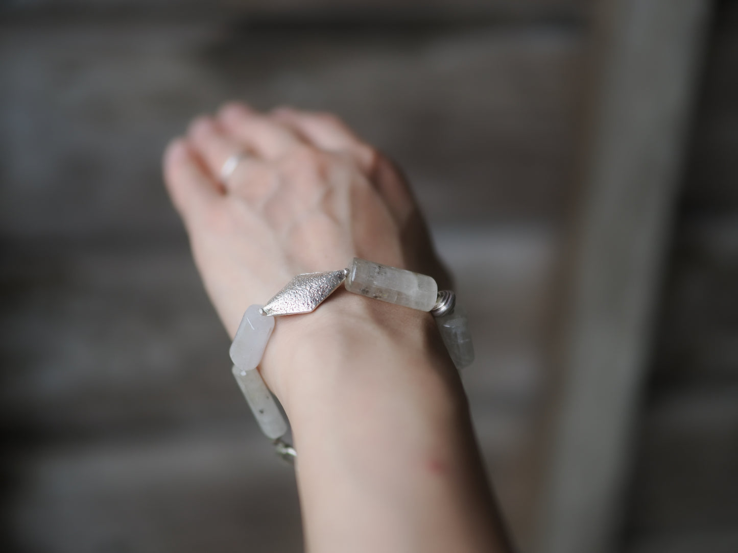 -Kunzite・Karensilver- bracelet