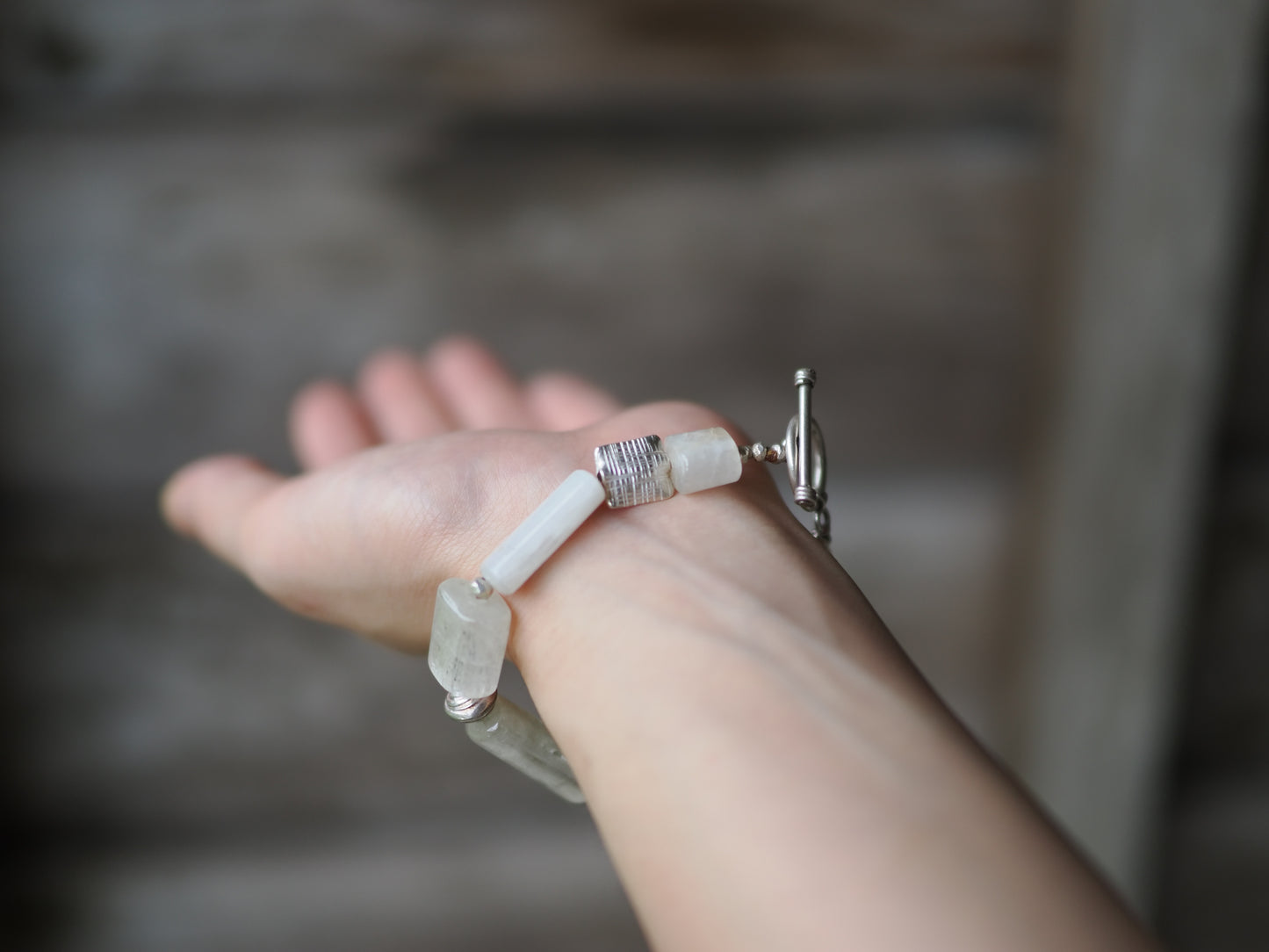 -Kunzite・Karensilver- bracelet