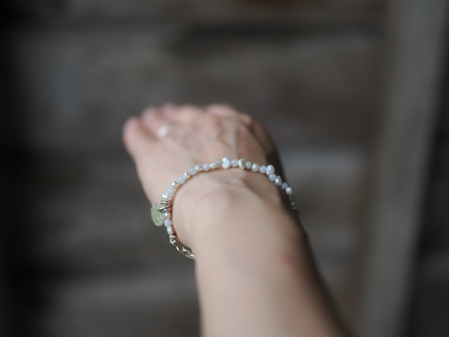 -Jade・Pearl- bracelet