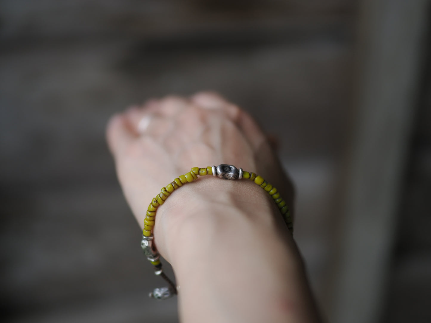 -Bonda beads 'yellow'- bracelet