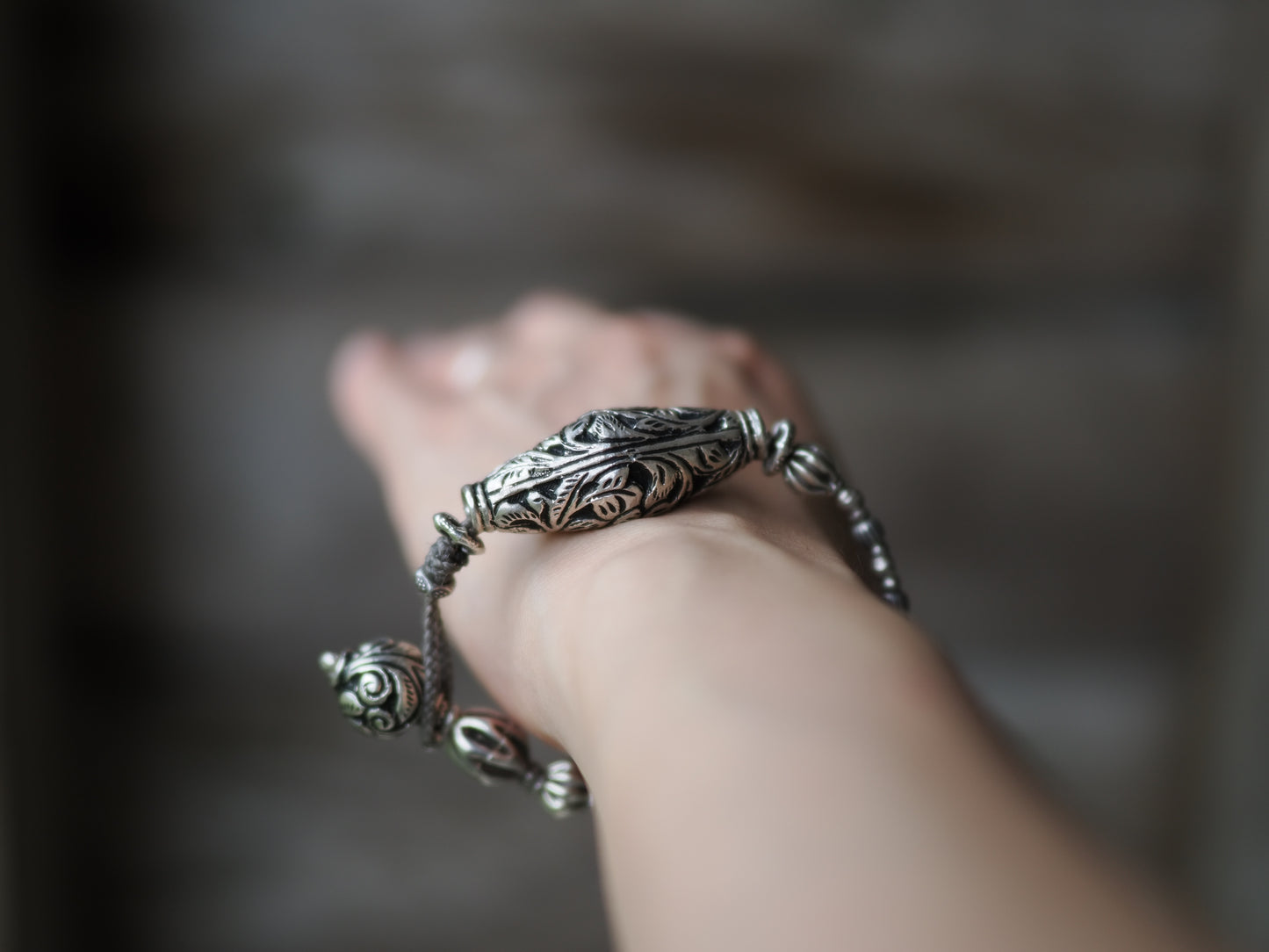 -India・Karen- silver bracelet