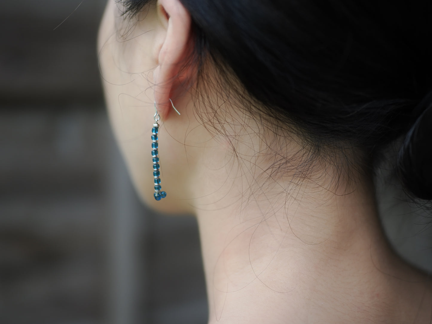 -Bonda beads'blue'- hooks