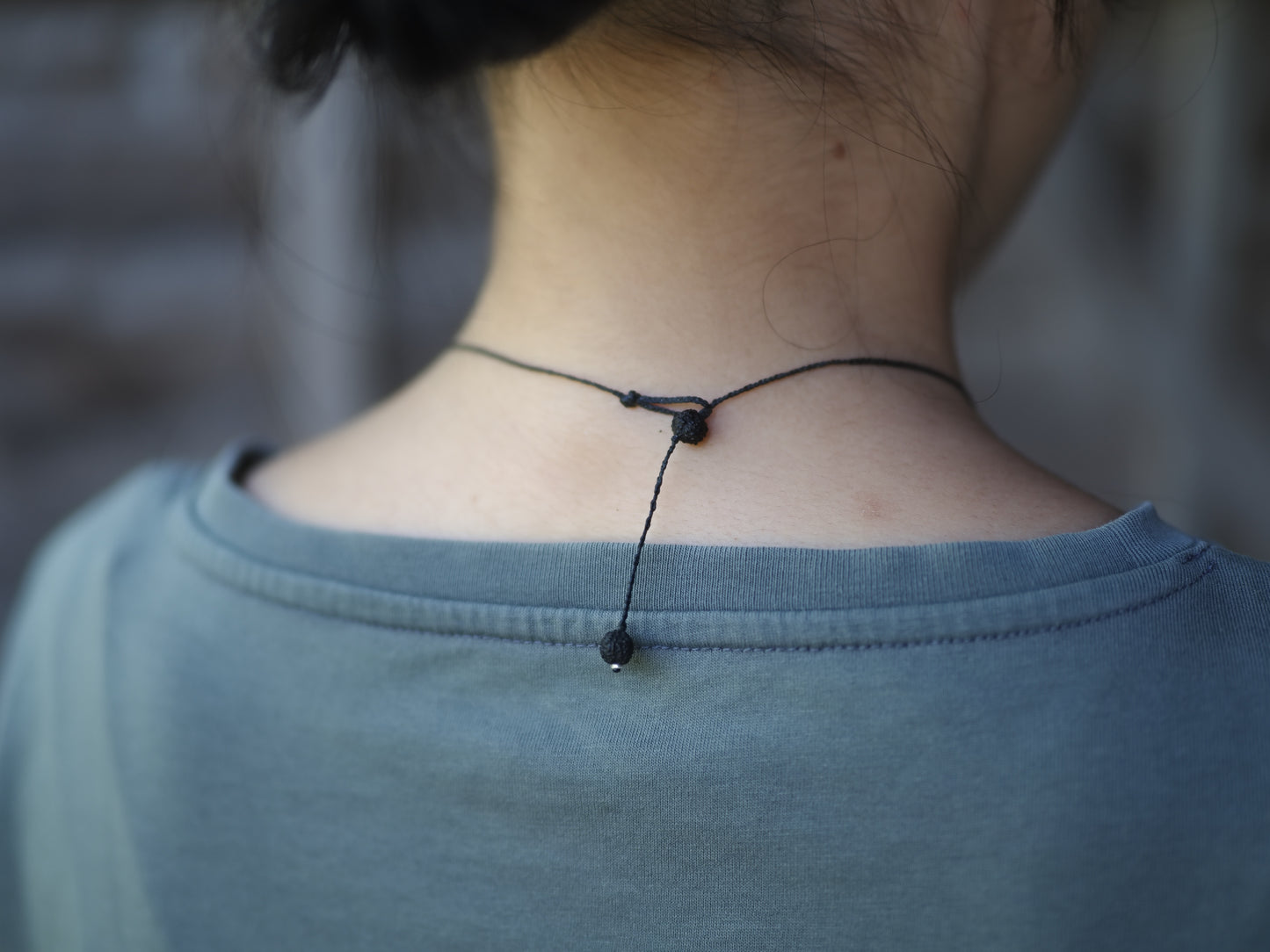 -Opal- code necklace *allergy free