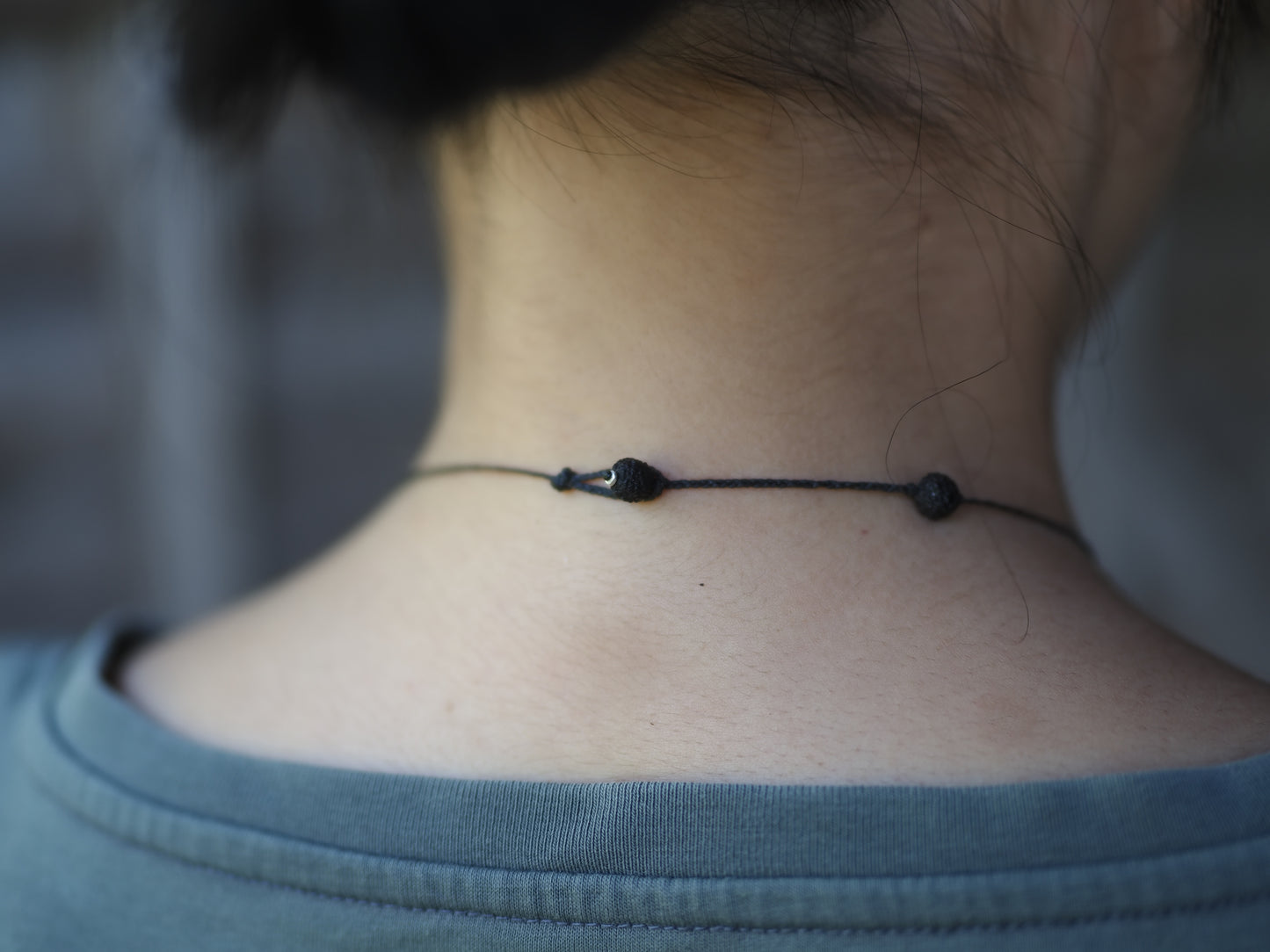 -Opal- code necklace *allergy free