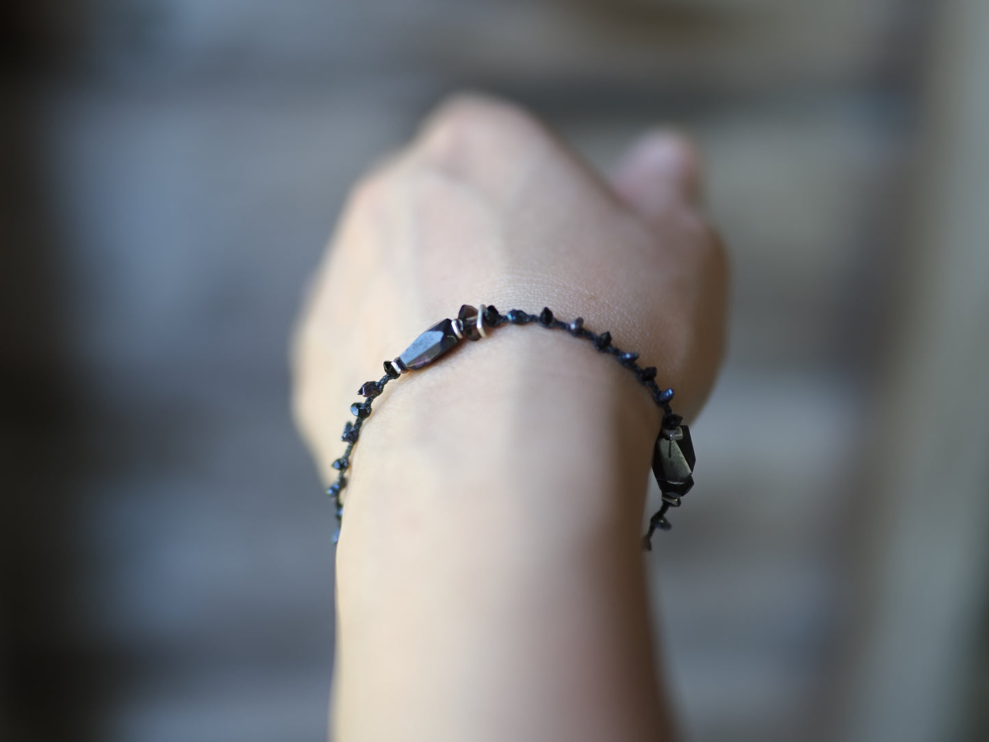 -Sugilite- braid bracelet