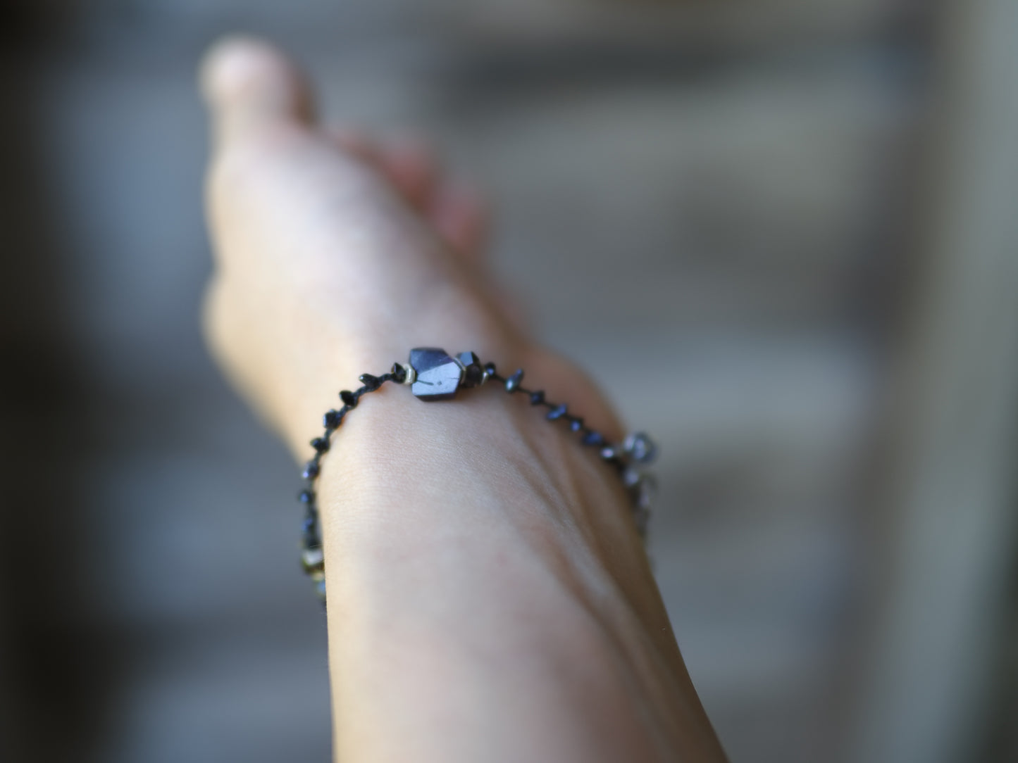 -Sugilite- braid bracelet