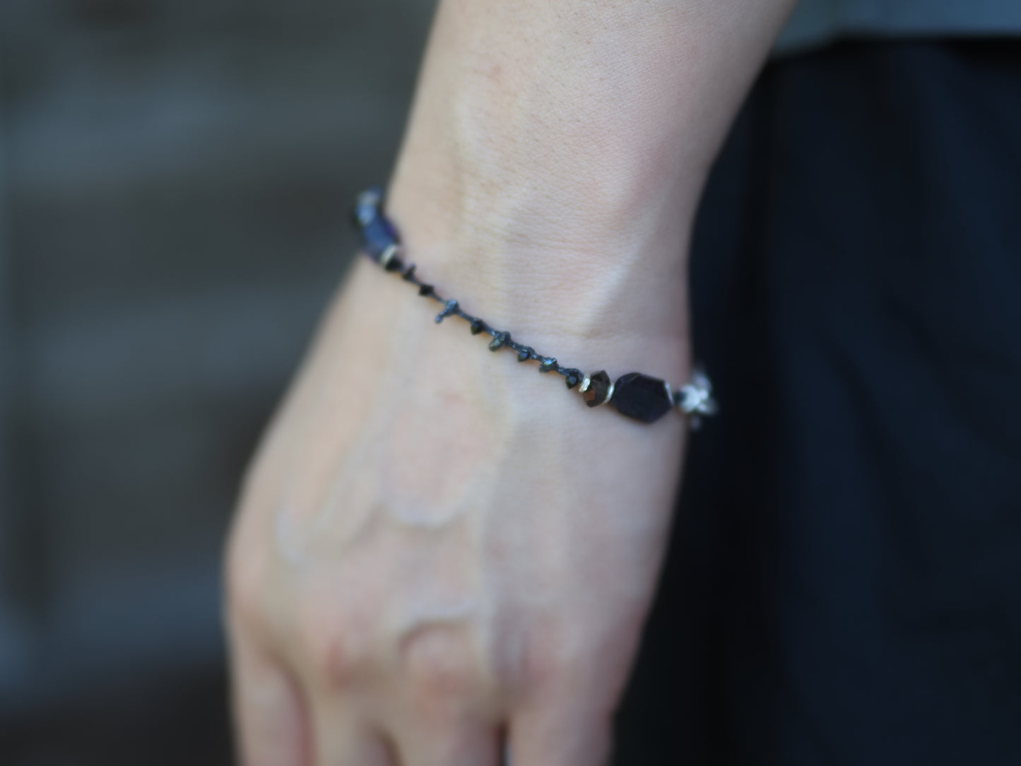 -Sugilite- braid bracelet