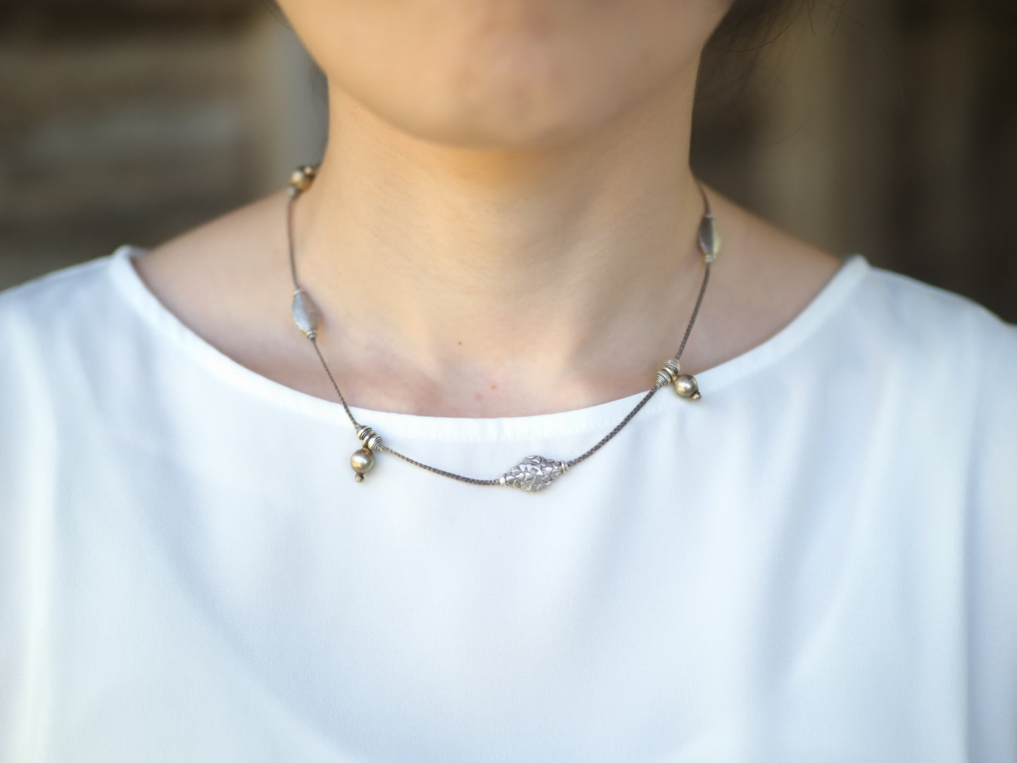 -old India silver- code choker